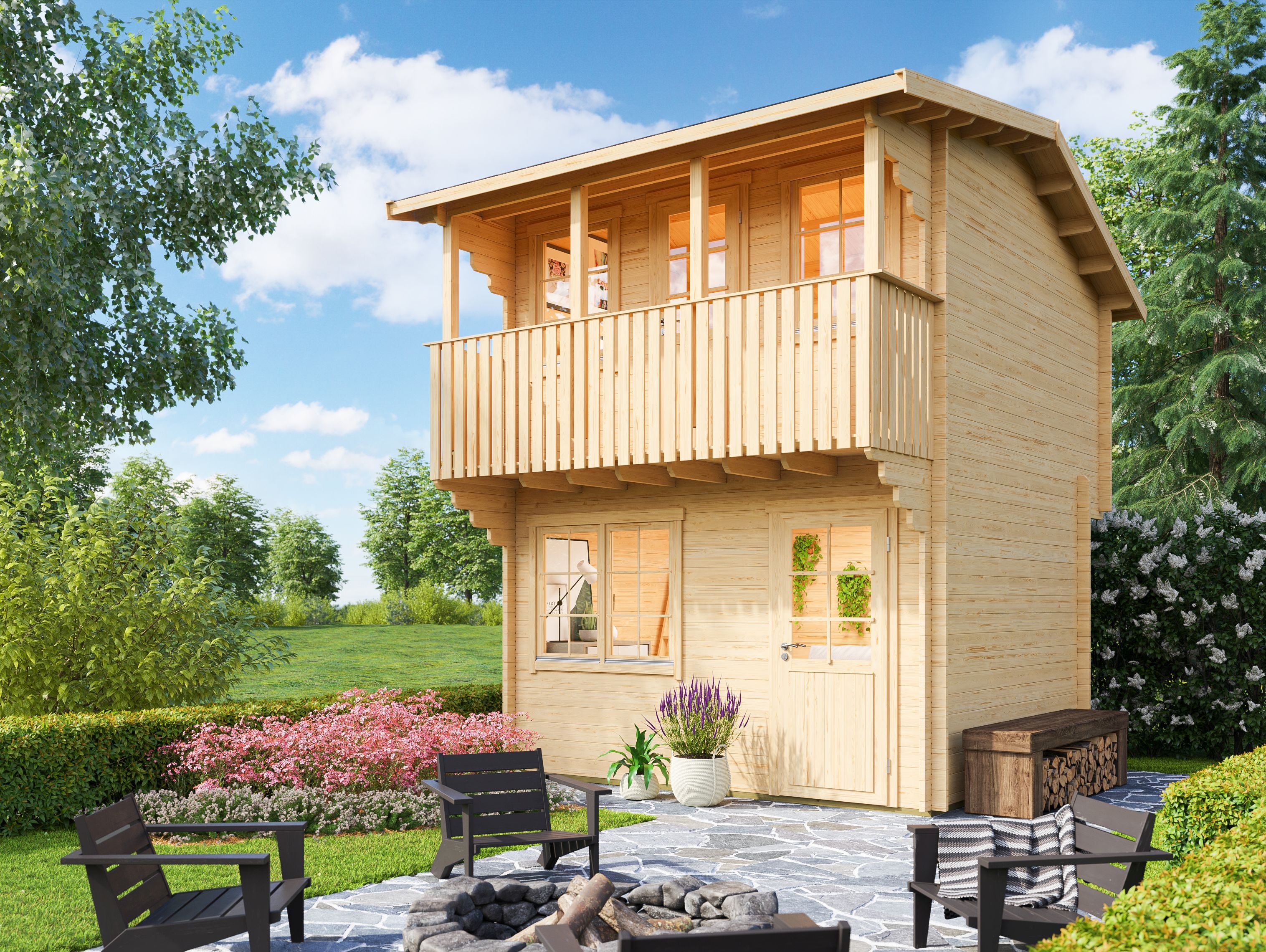 2-stöckiges Fjordholz Satteldach Holzgartenhaus Modell | 6x4m Unkategorisiert online kaufen 2-stöckiges Fjordholz Satteldach Holzgartenhaus Modell | 6x4m Unkategorisiert online kaufen