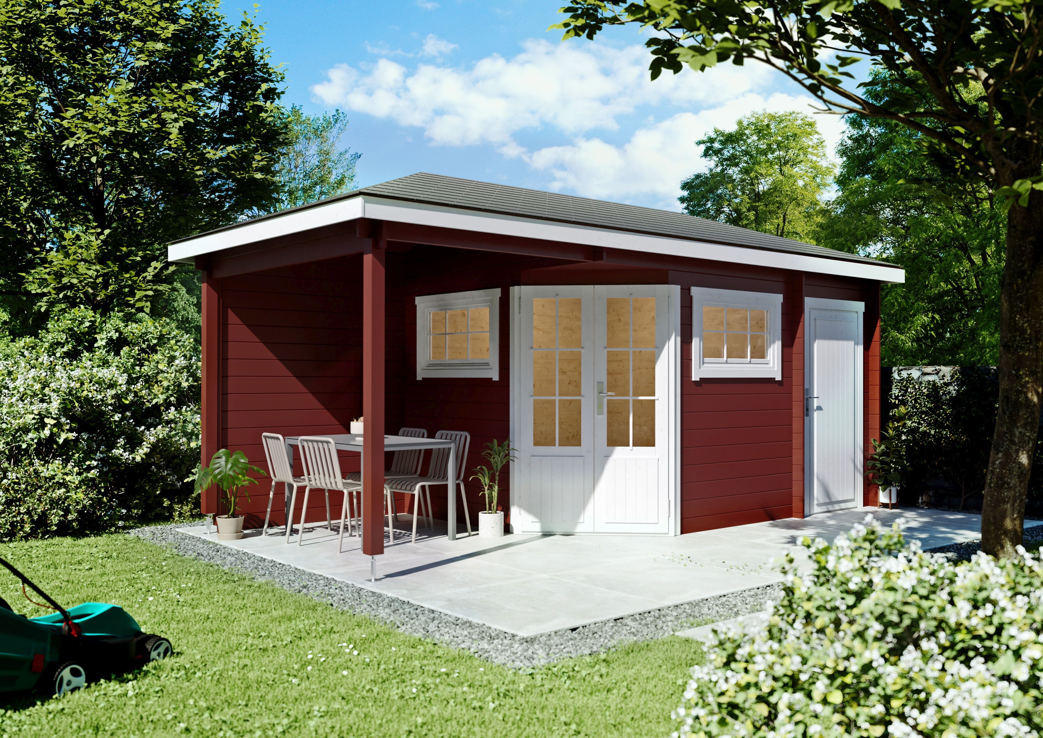 Fjordholz 5-Eck Holzgartenhaus Modell Evelyn 2E | 5x3m Unkategorisiert online kaufen Fjordholz 5-Eck Holzgartenhaus Modell Evelyn 2E | 5x3m Unkategorisiert online kaufen