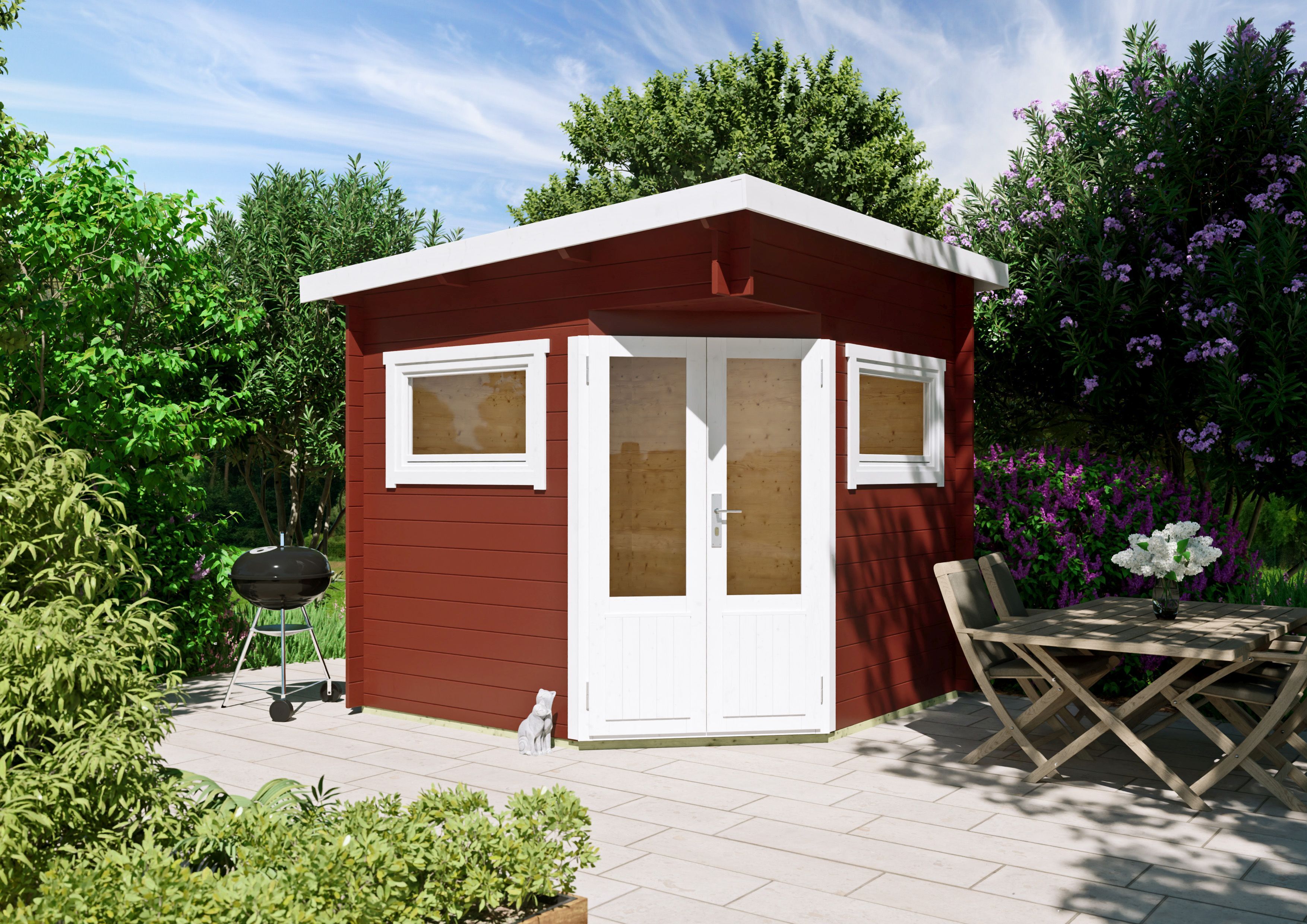 Fjordholz 5-Eck Holzgartenhaus Modell Leva 2A | 3x3m Unkategorisiert online kaufen