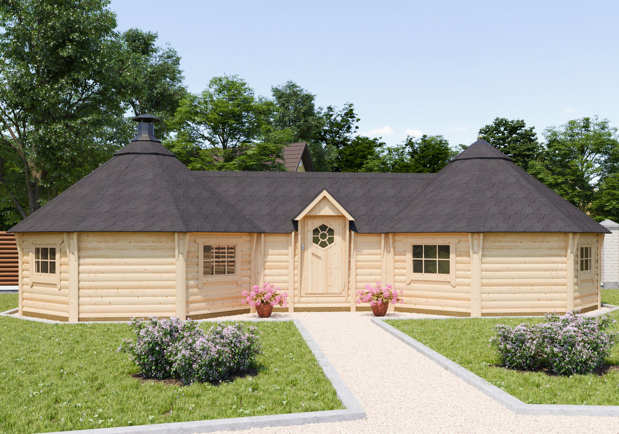 Fjordholz Doppelkota Modell Alva 38 m² | 6x6m Unkategorisiert online kaufen