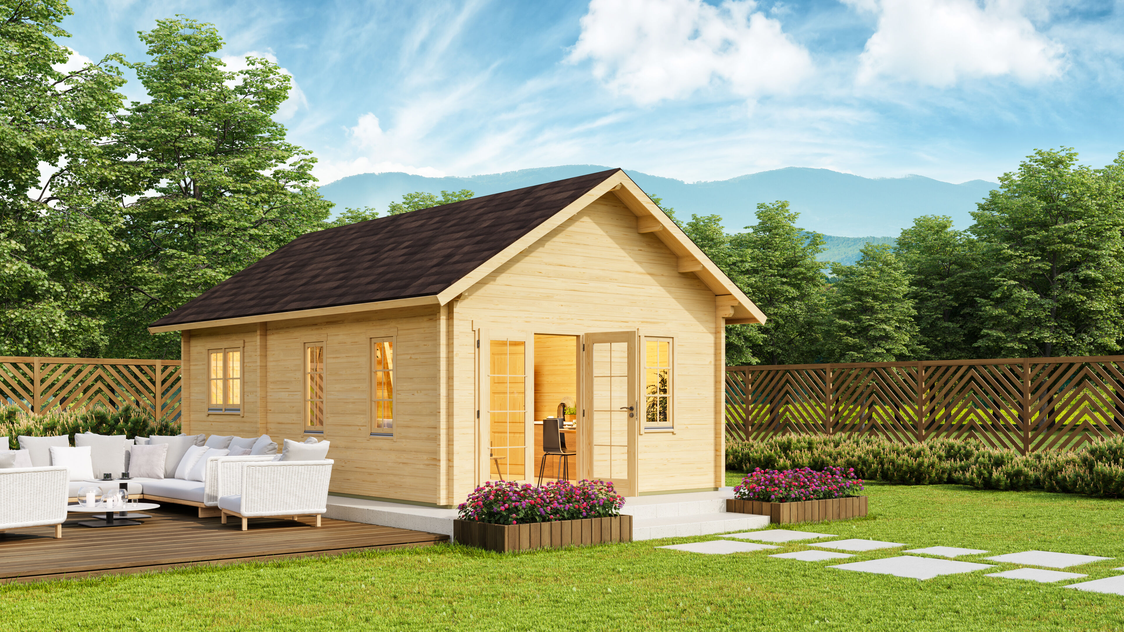 Fjordholz Ferien- und Freizeithaus Modell Farum 4 | 6x4m Unkategorisiert online kaufen Fjordholz Ferien- und Freizeithaus Modell Farum 4 | 6x4m Unkategorisiert online kaufen