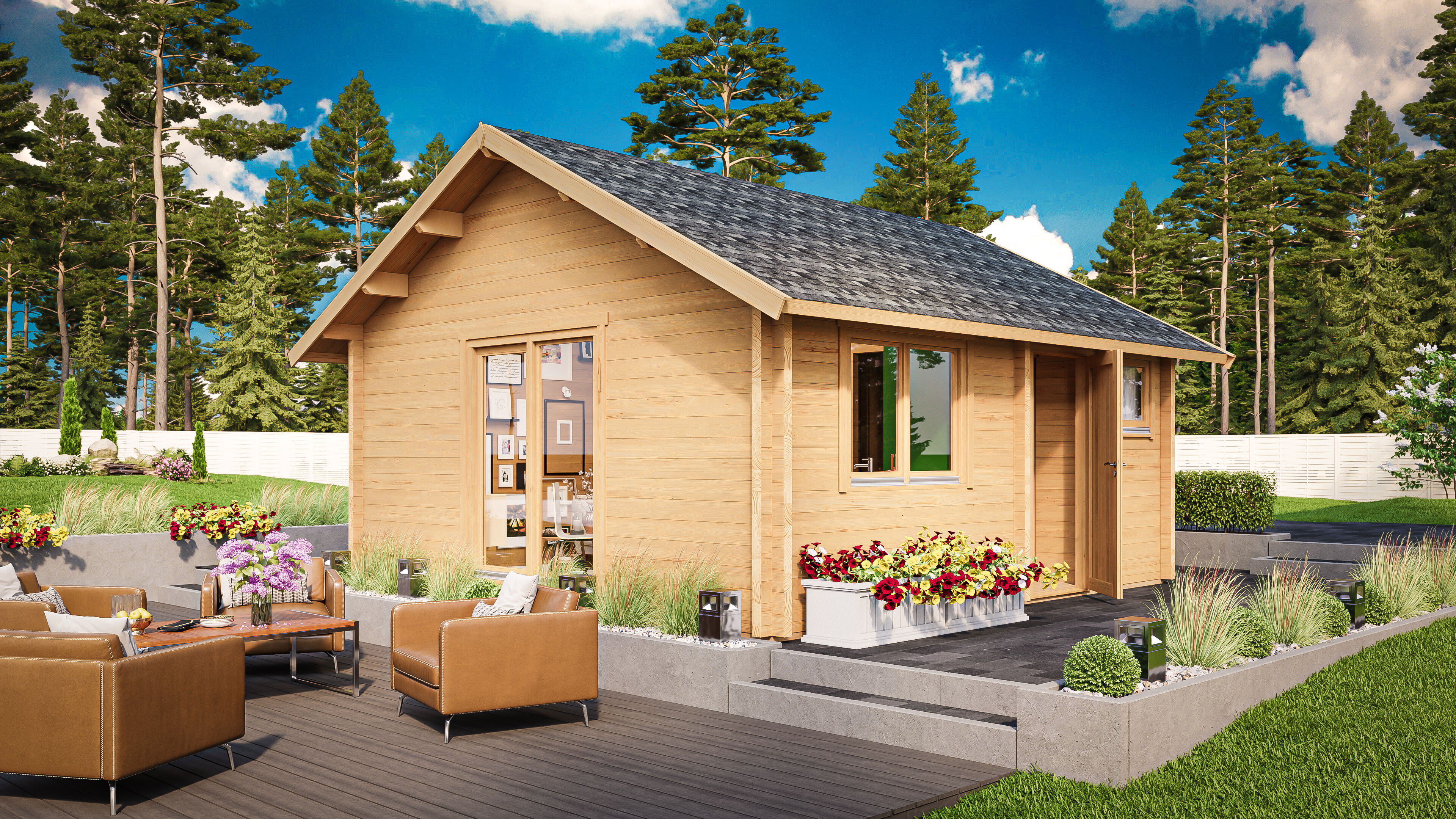 Fjordholz Freizeithaus Melanie 70 | 6x4m Unkategorisiert online kaufen Fjordholz Freizeithaus Melanie 70 | 6x4m Unkategorisiert online kaufen