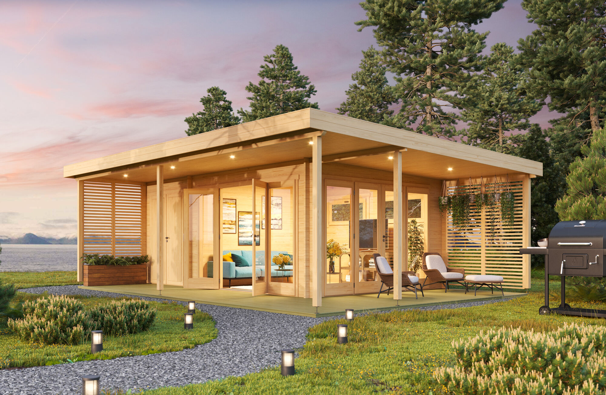 Fjordholz Gartenlounge Modell Kilian 44 | 8x6m Unkategorisiert online kaufen Fjordholz Gartenlounge Modell Kilian 44 | 8x6m Unkategorisiert online kaufen