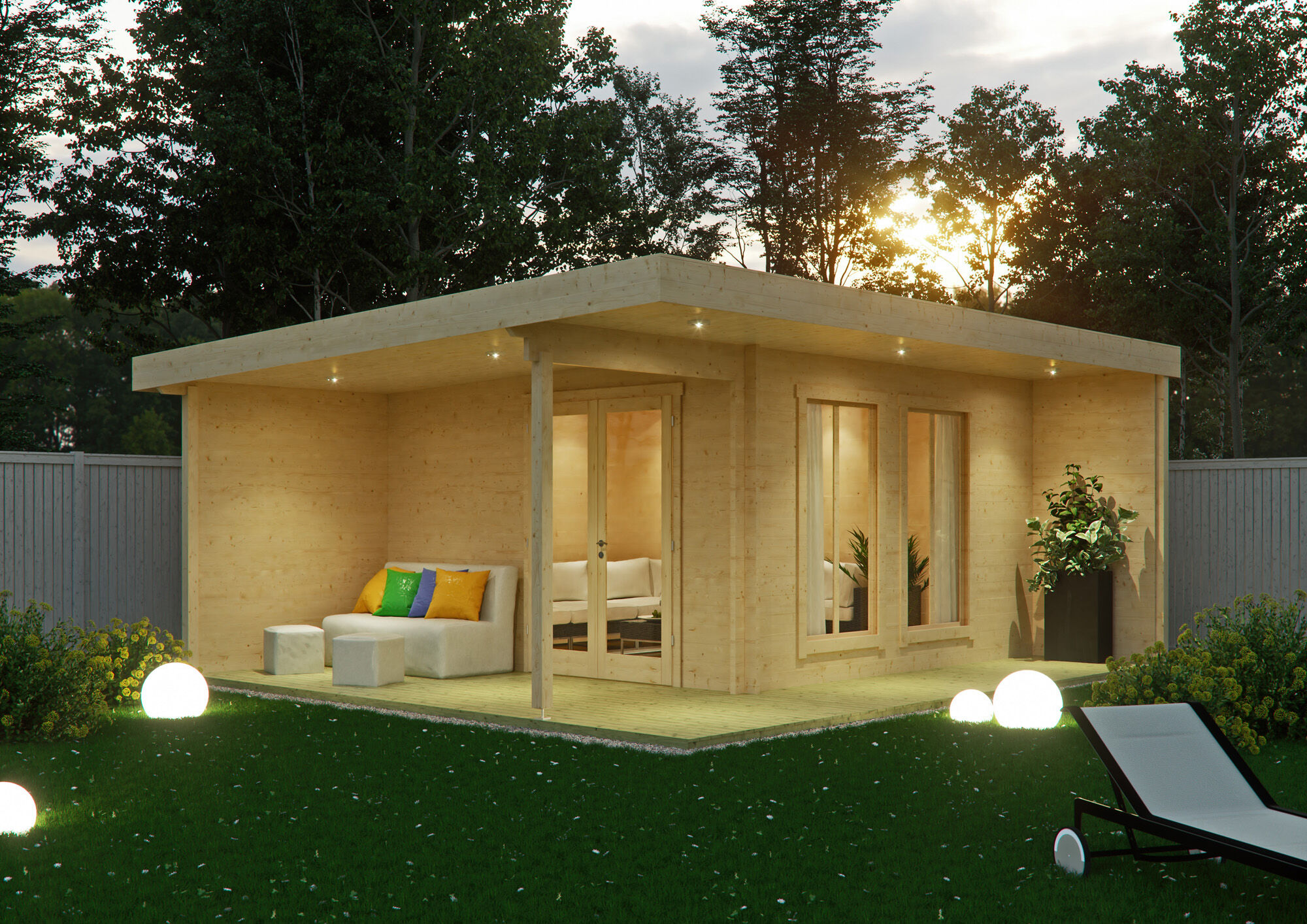 Fjordholz Gartenlounge Modell Klaus 44 | 6x4m Unkategorisiert online kaufen