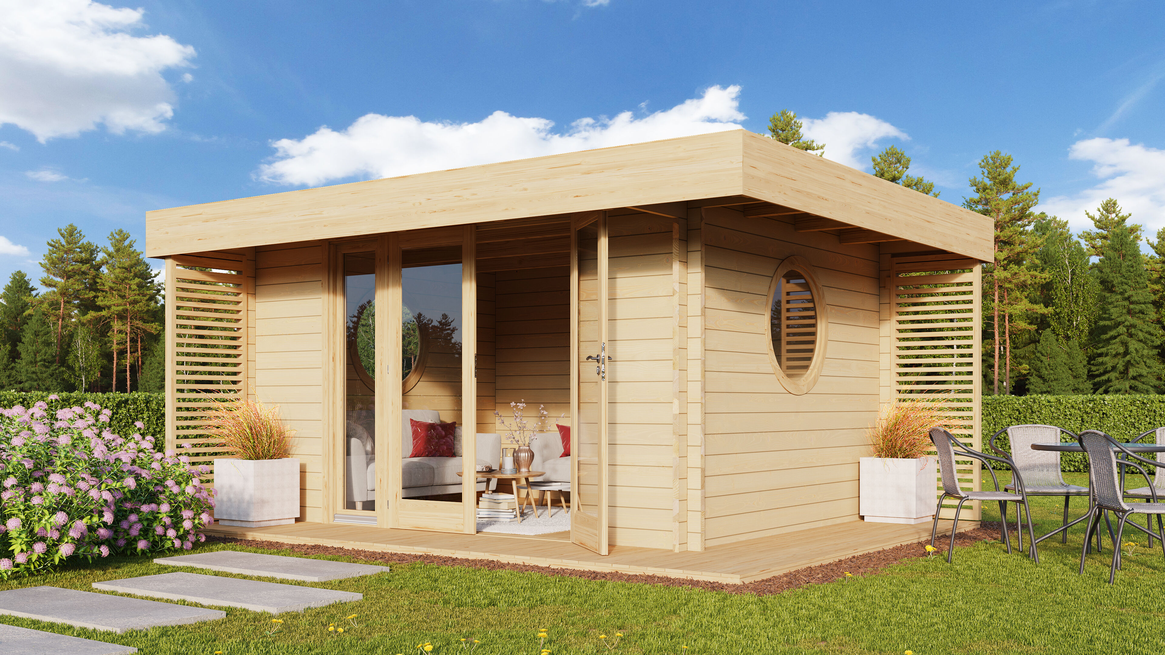 Fjordholz Gartenlounge Modell York 44 | 4x3m Unkategorisiert online kaufen