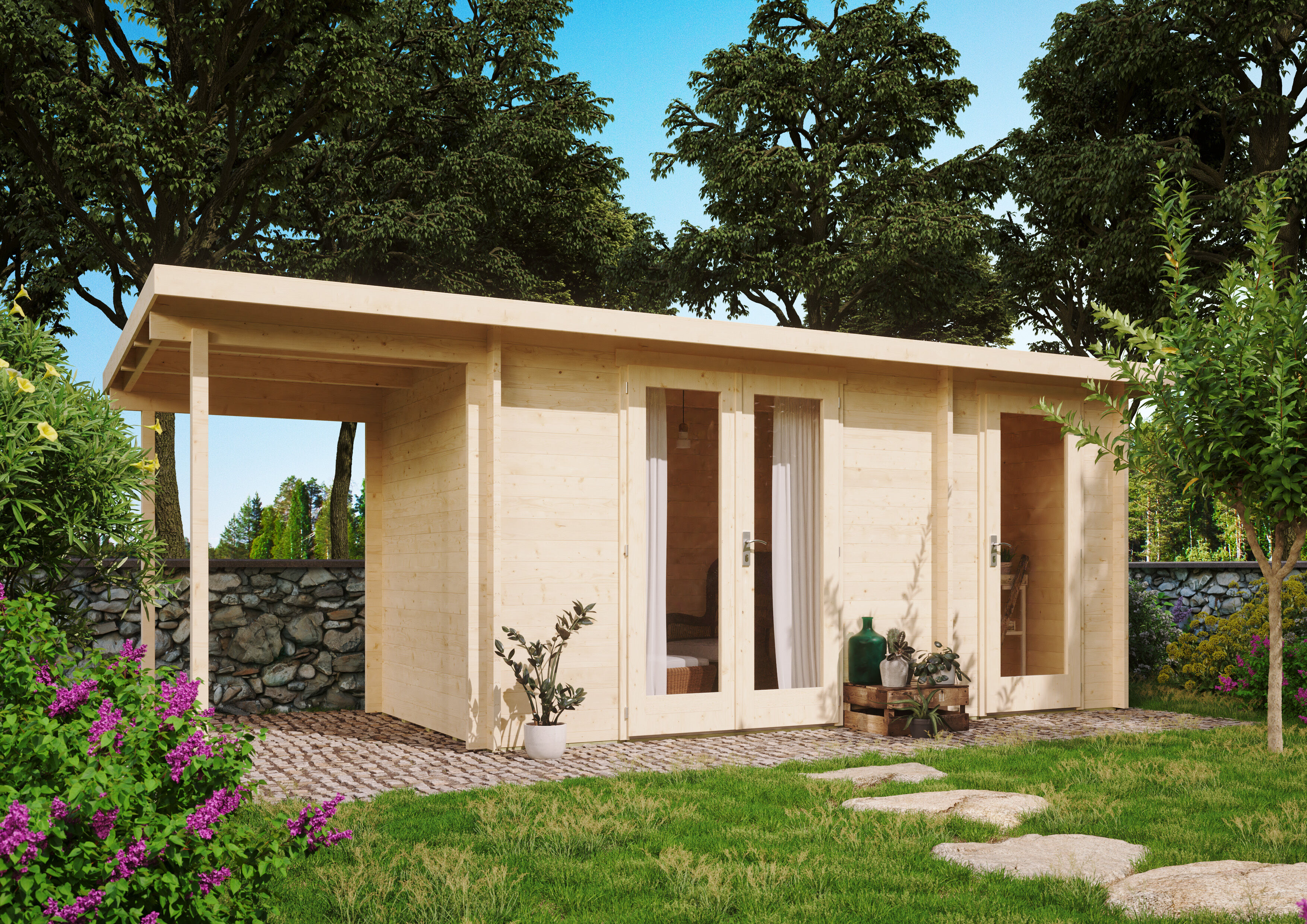 Fjordholz Holzgartenhaus Modell Carin 44 A +SD | 6x3m Unkategorisiert online kaufen Fjordholz Holzgartenhaus Modell Carin 44 A +SD | 6x3m Unkategorisiert online kaufen