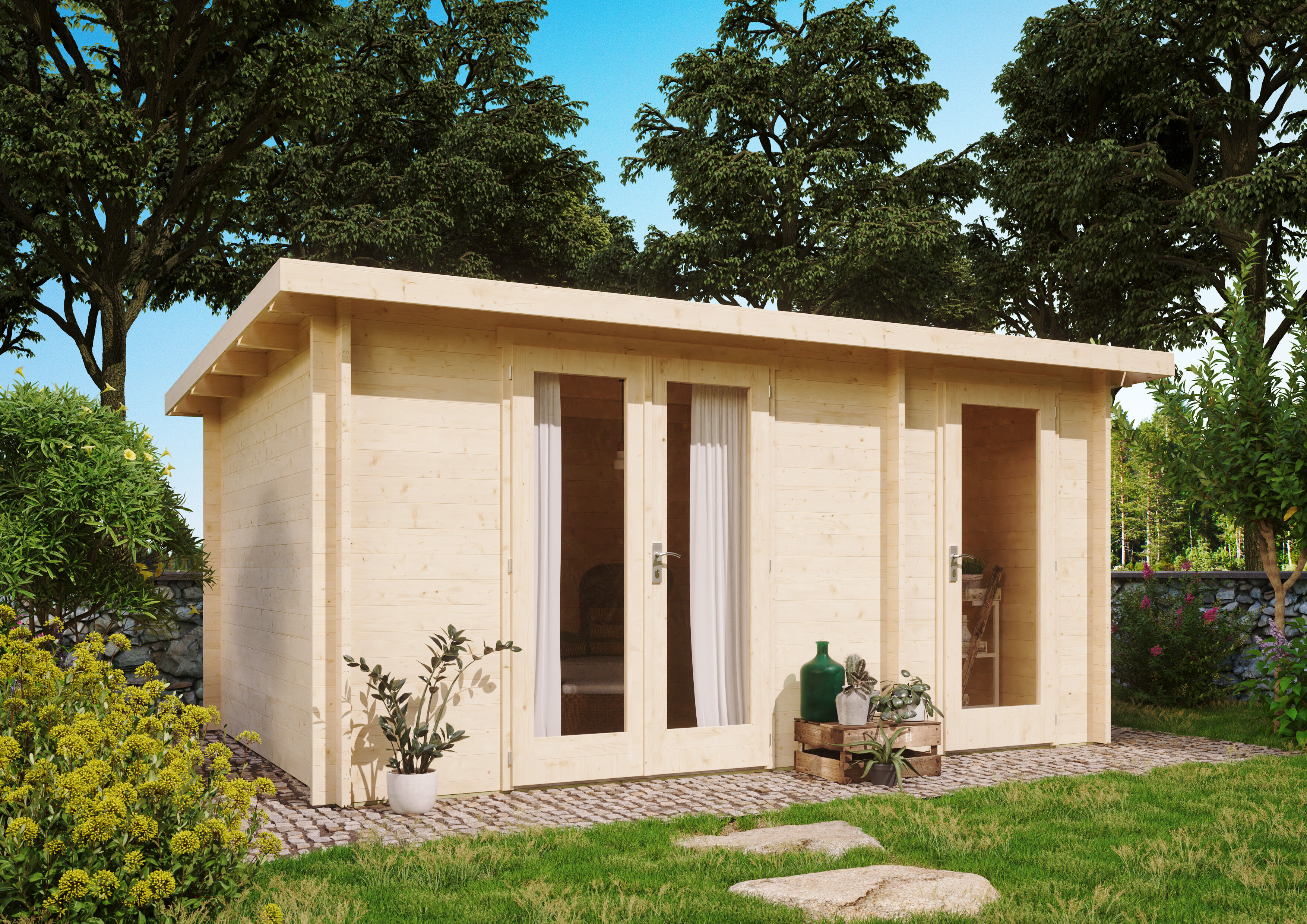 Fjordholz Holzgartenhaus Modell Carin 44 C | 4x3m Unkategorisiert online kaufen Fjordholz Holzgartenhaus Modell Carin 44 C | 4x3m Unkategorisiert online kaufen