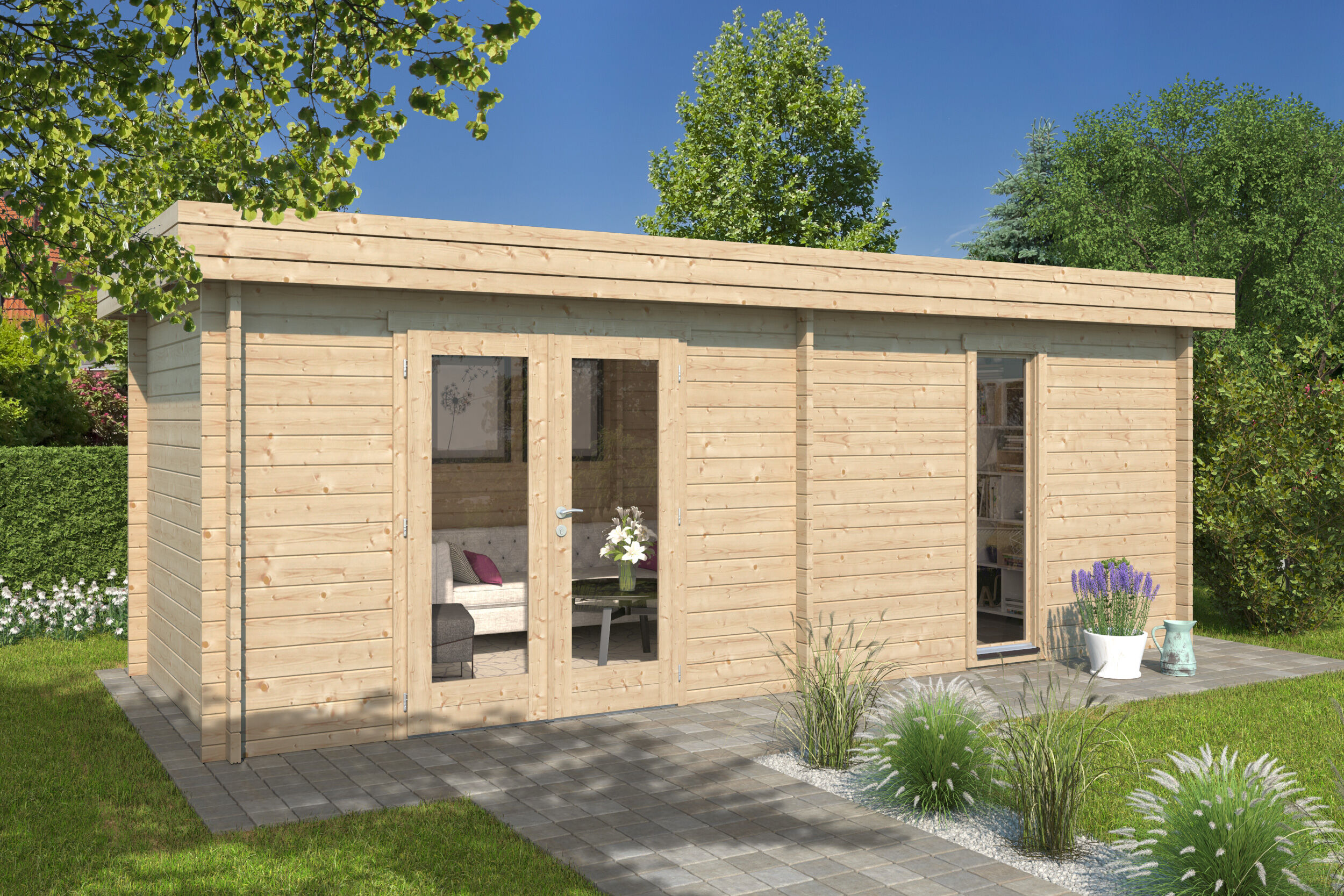 Fjordholz Holzgartenhaus Modell Domeo 44 | 6x3m Unkategorisiert online kaufen