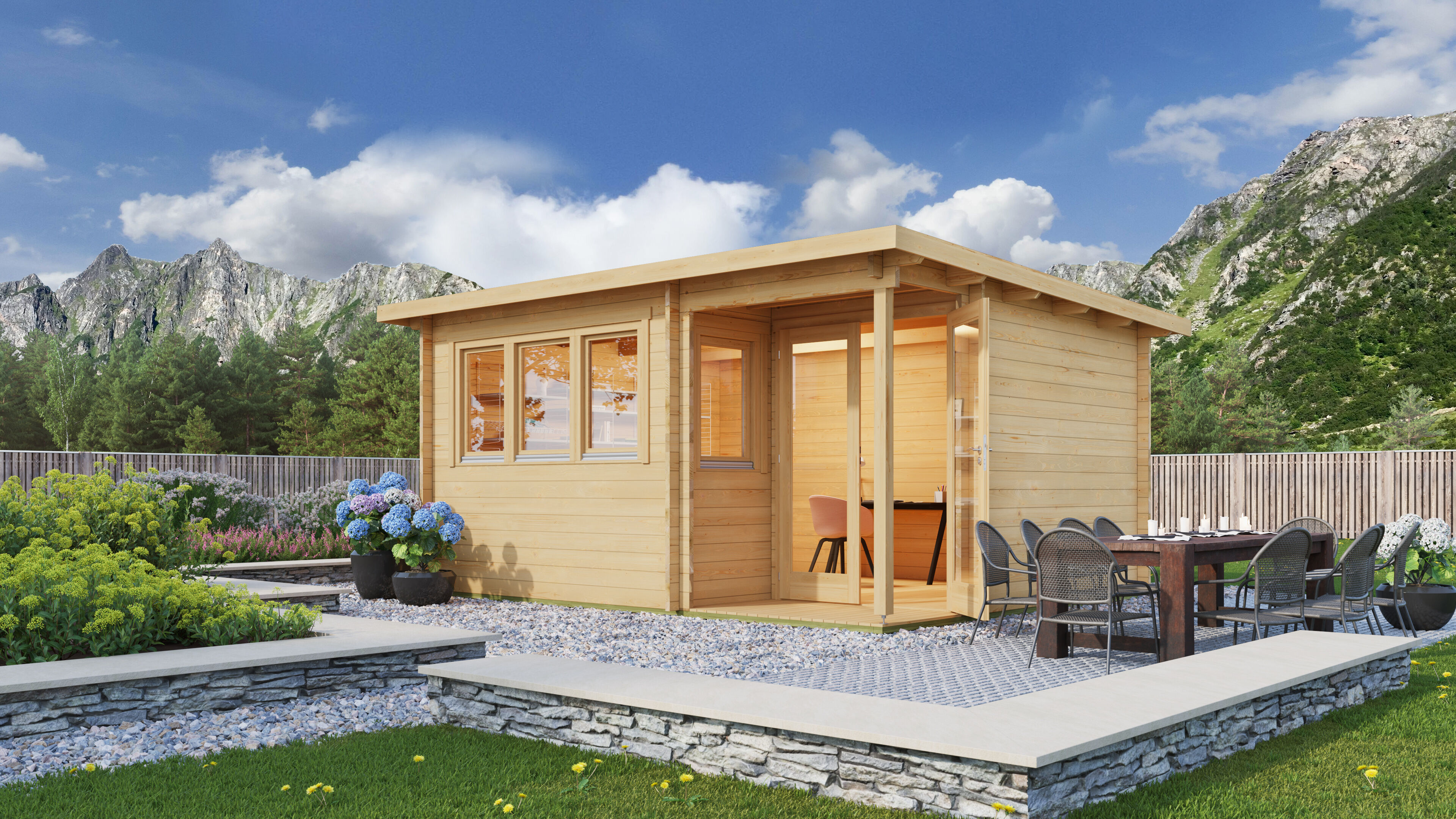 Fjordholz Holzgartenhaus Modell Home Office Sam 44 | 5x4m Unkategorisiert online kaufen Fjordholz Holzgartenhaus Modell Home Office Sam 44 | 5x4m Unkategorisiert online kaufen
