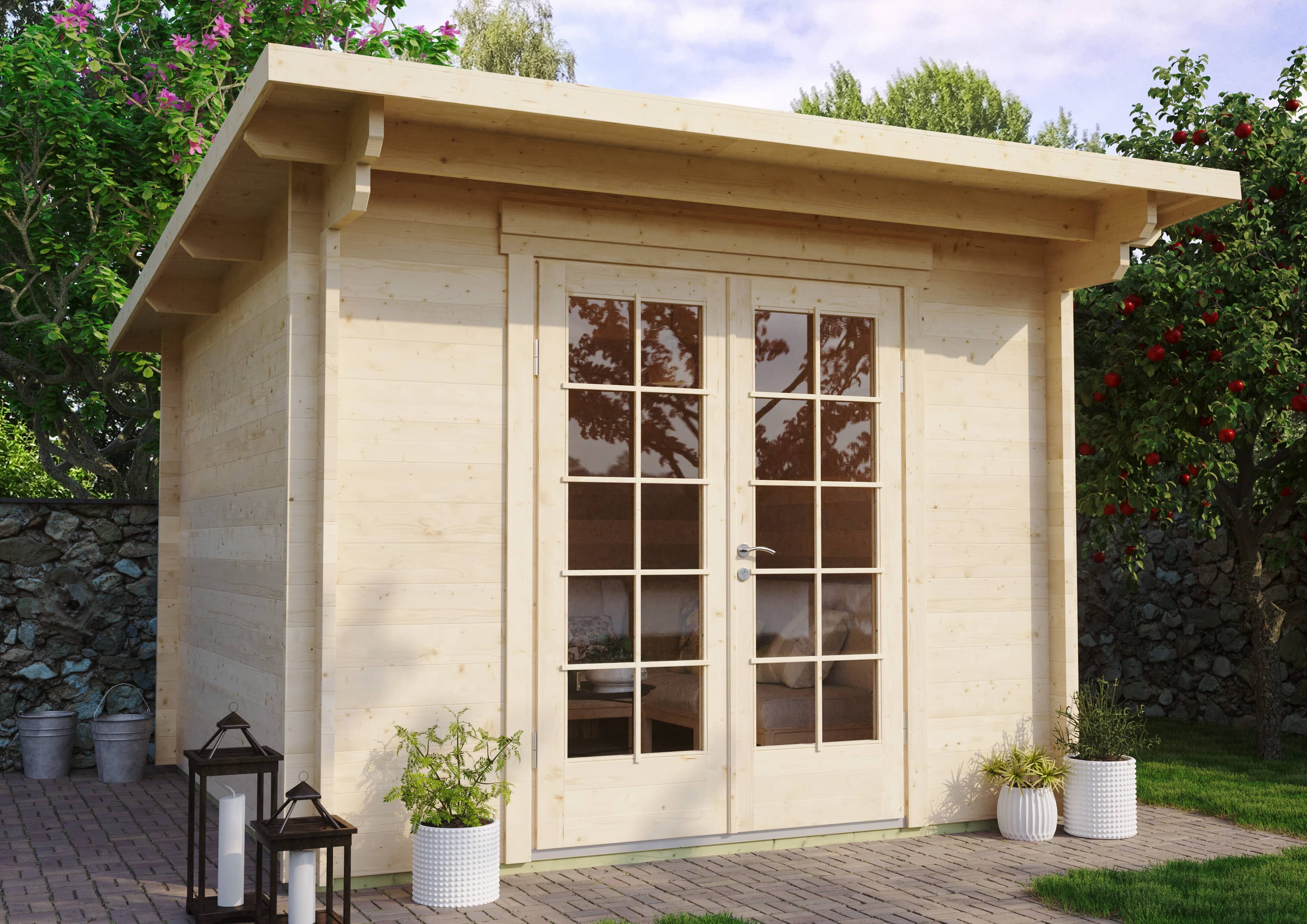Fjordholz Holzgartenhaus Modell Jacob 44 A | 3x3m Unkategorisiert online kaufen