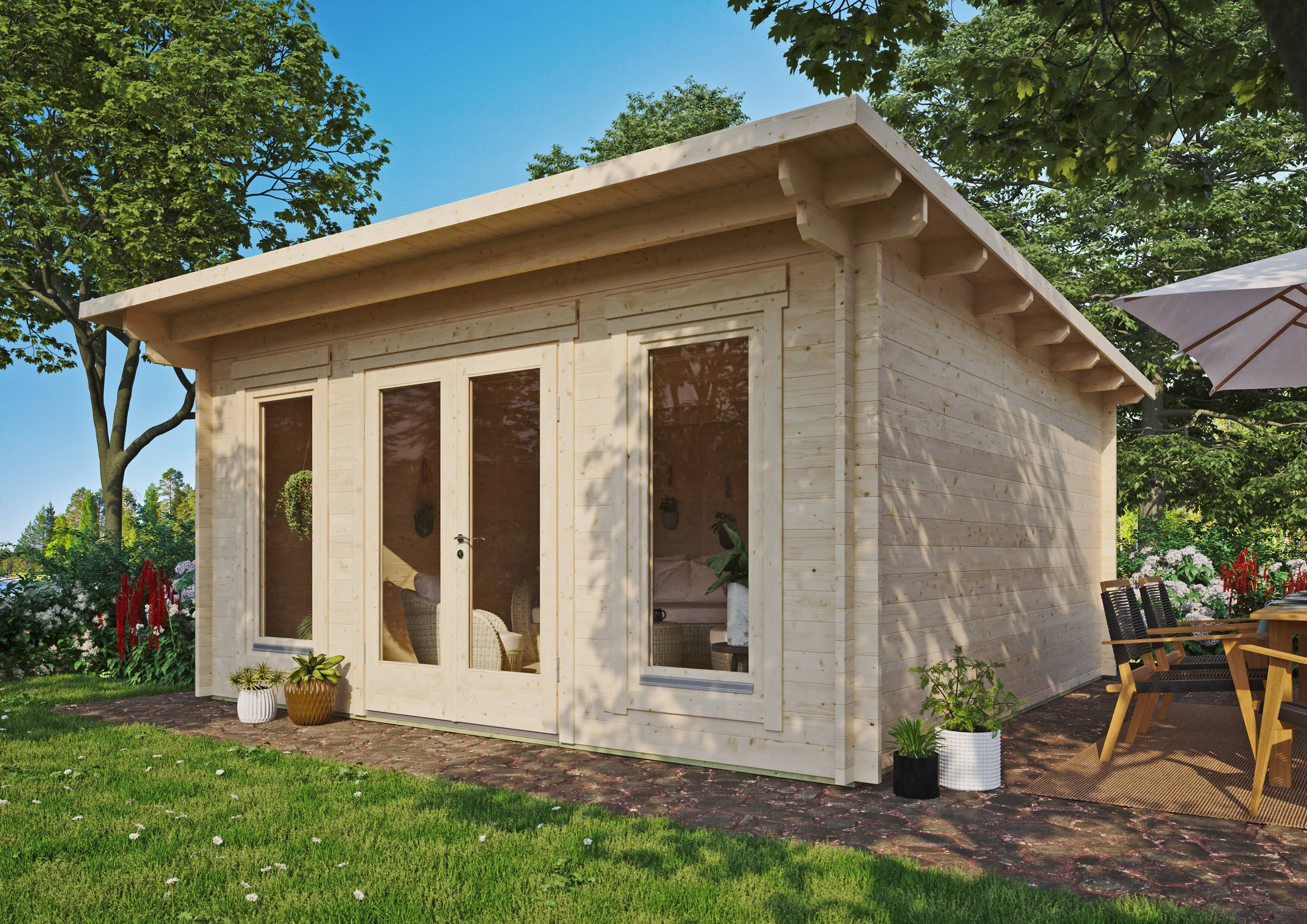 Fjordholz Holzgartenhaus Modell Jacob 44 F | 5x5m Unkategorisiert online kaufen