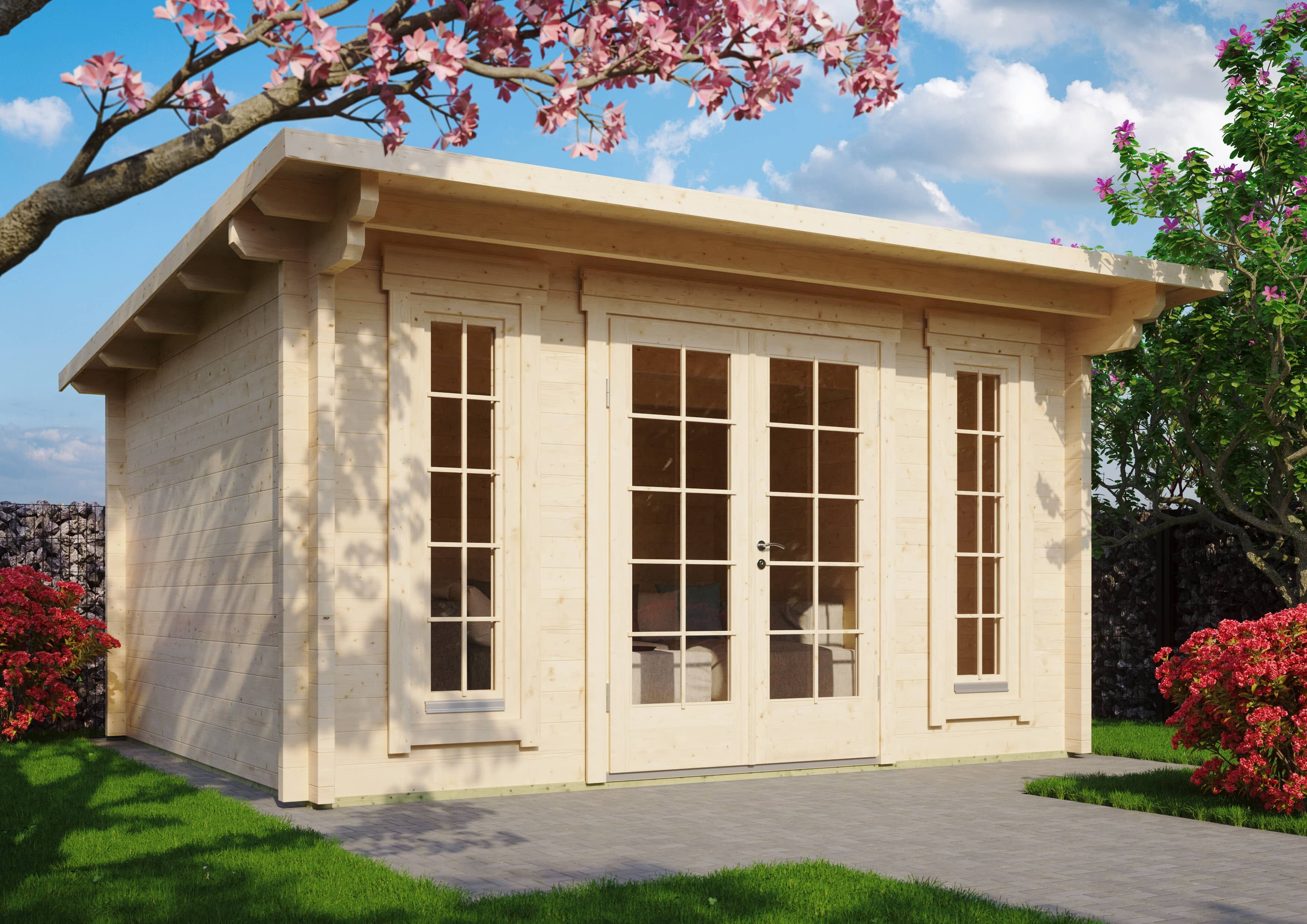 Fjordholz Holzgartenhaus Modell Jacob 70 C | 4x4m Unkategorisiert online kaufen