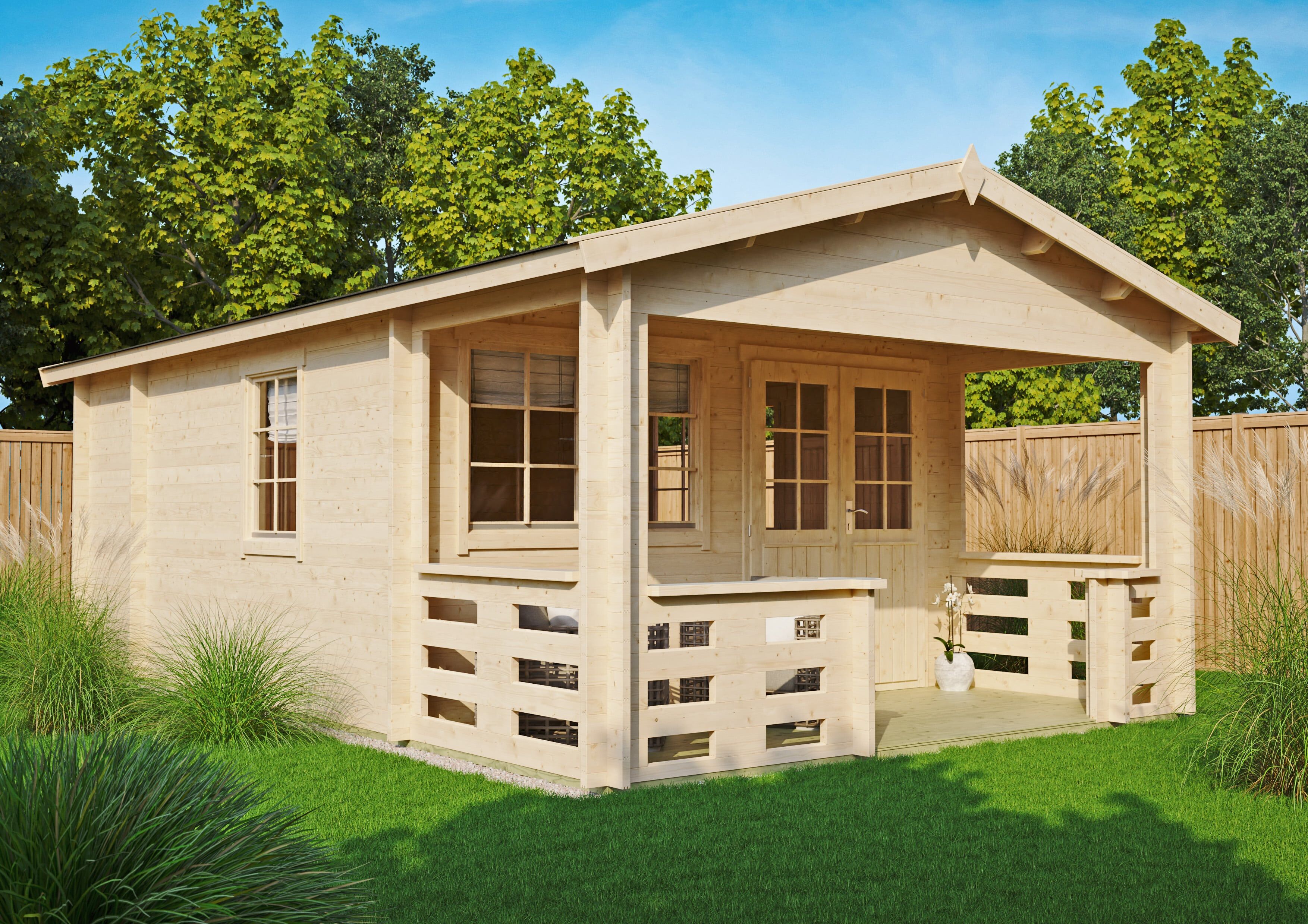 Fjordholz Holzgartenhaus Modell Johnny 44 B | 8x4m Unkategorisiert online kaufen