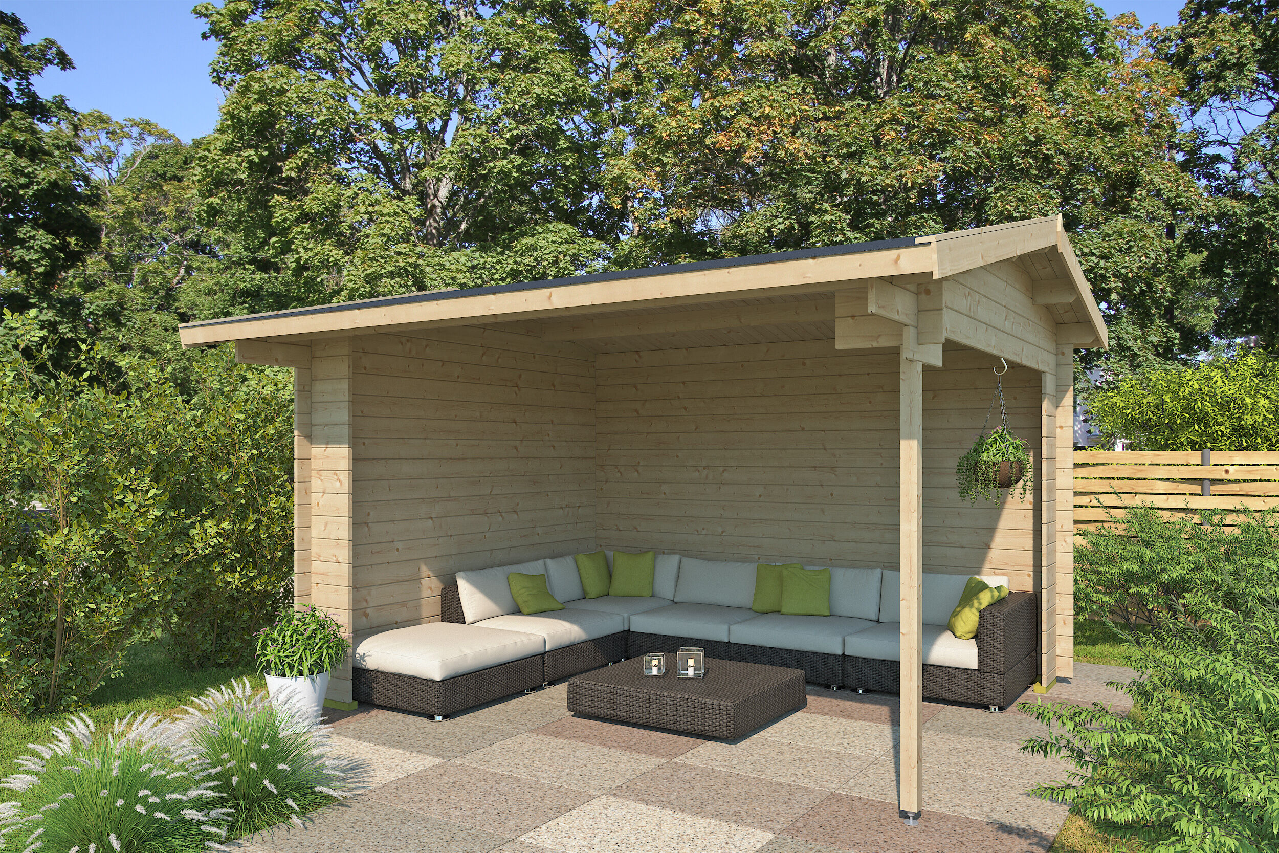 Fjordholz Holzgartenhaus Modell Kilian 28 A | 4x4m Unkategorisiert online kaufen