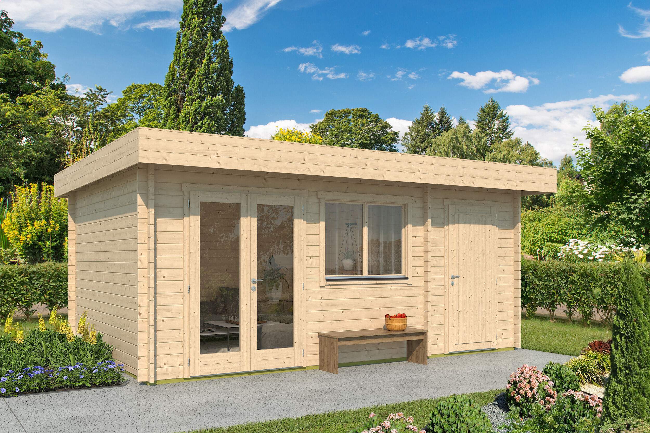Fjordholz Holzgartenhaus Modell Kurt 44 D | 6x4m Unkategorisiert online kaufen Fjordholz Holzgartenhaus Modell Kurt 44 D | 6x4m Unkategorisiert online kaufen