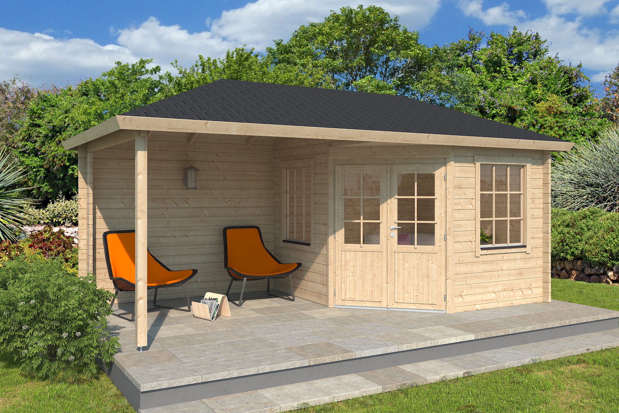 Fjordholz Holzgartenhaus Modell Lenja 44 | 6x4m Unkategorisiert online kaufen Fjordholz Holzgartenhaus Modell Lenja 44 | 6x4m Unkategorisiert online kaufen
