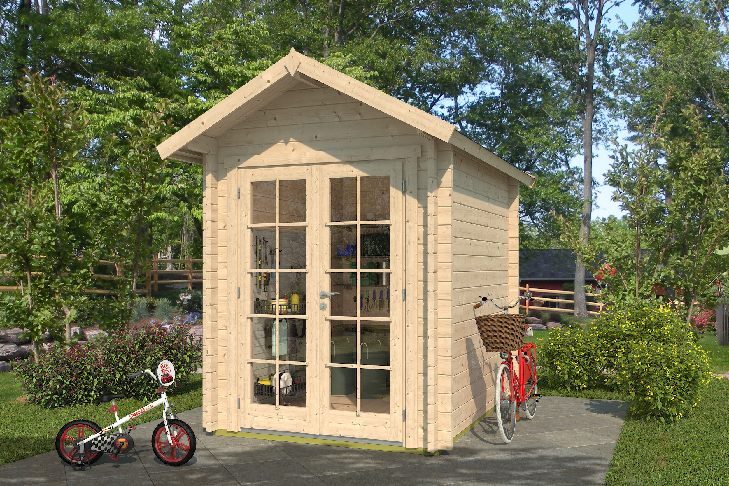 Fjordholz Holzgartenhaus Modell Lexi 44 B Premium | 2x2m Unkategorisiert online kaufen