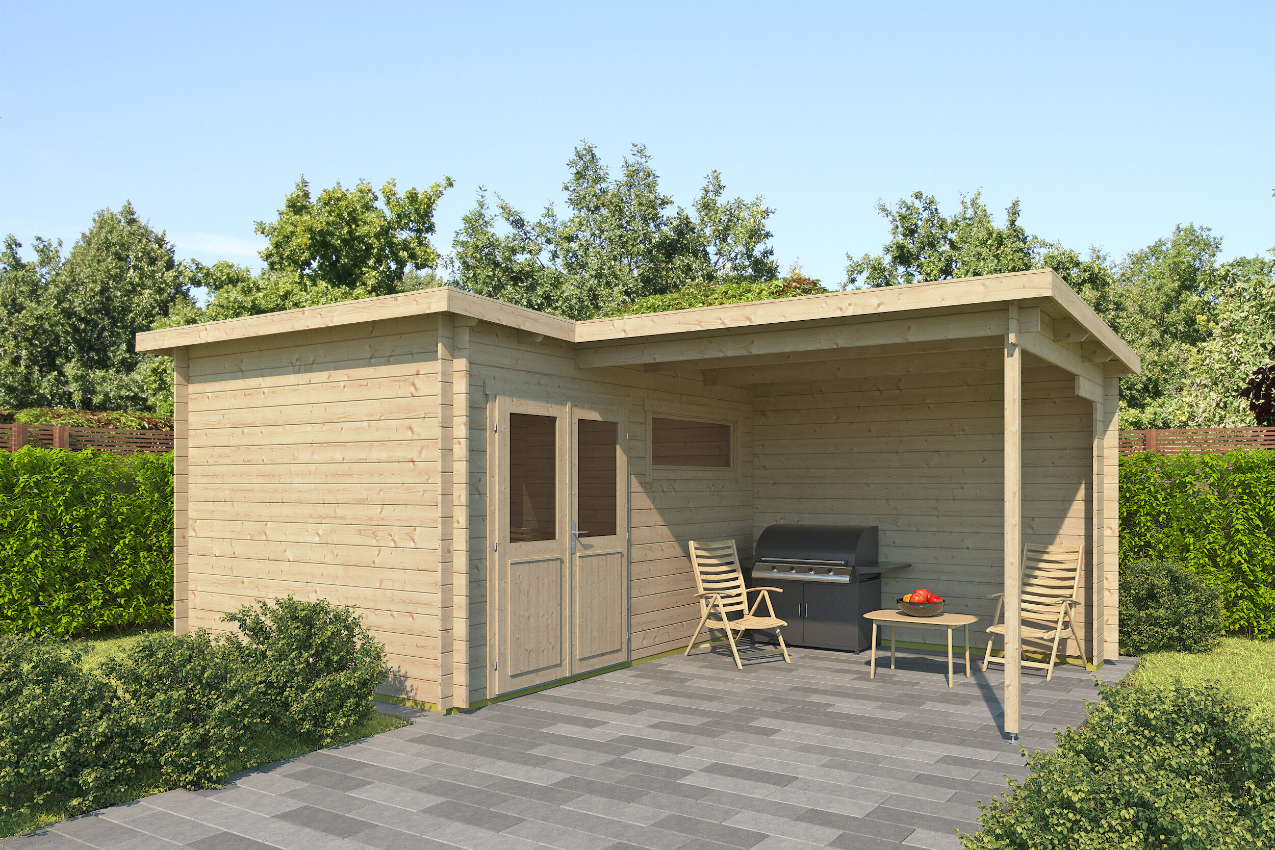 Fjordholz Holzgartenhaus Modell Lola 28 | 6x4m Unkategorisiert online kaufen