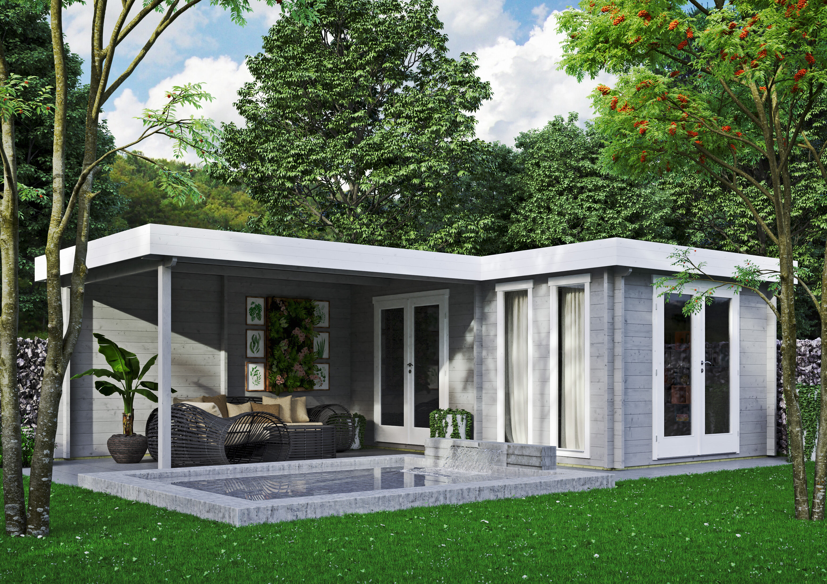 Fjordholz Holzgartenhaus Modell Luisa 70 | 6x4m Unkategorisiert online kaufen