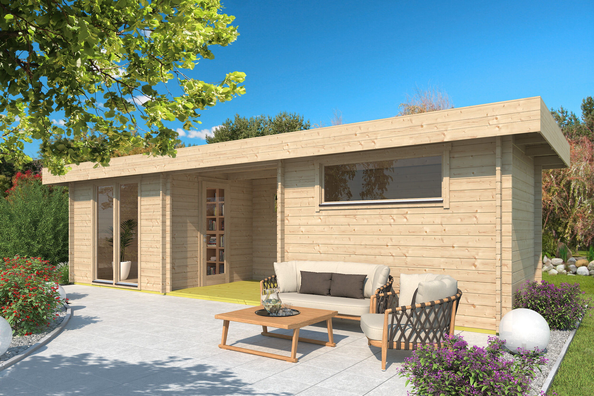 Fjordholz Holzgartenhaus Modell Milan 44 | 10x4m Unkategorisiert online kaufen Fjordholz Holzgartenhaus Modell Milan 44 | 10x4m Unkategorisiert online kaufen