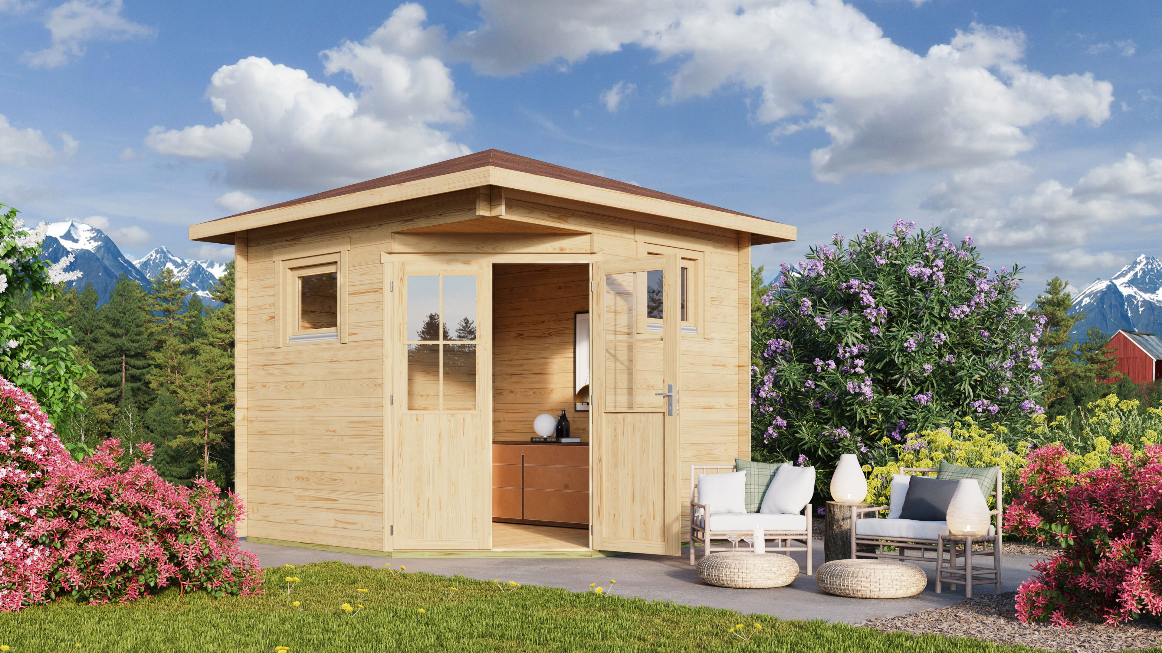 Fjordholz Holzgartenhaus Modell Nelly 44 C Unkategorisiert online kaufen Fjordholz Holzgartenhaus Modell Nelly 44 C Unkategorisiert online kaufen