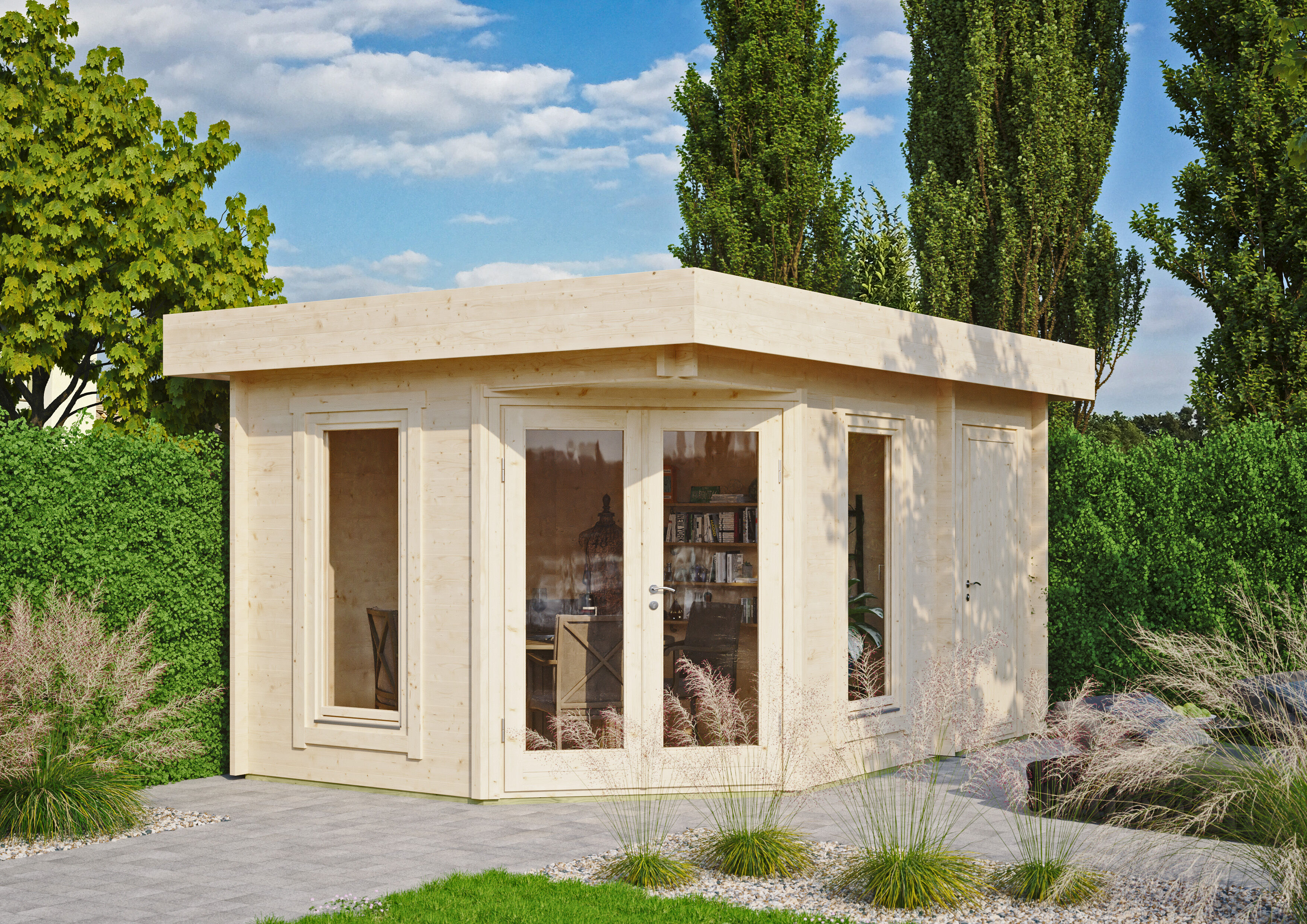Fjordholz Holzgartenhaus Modell Nora 44 C Modern | 5x3m Unkategorisiert online kaufen