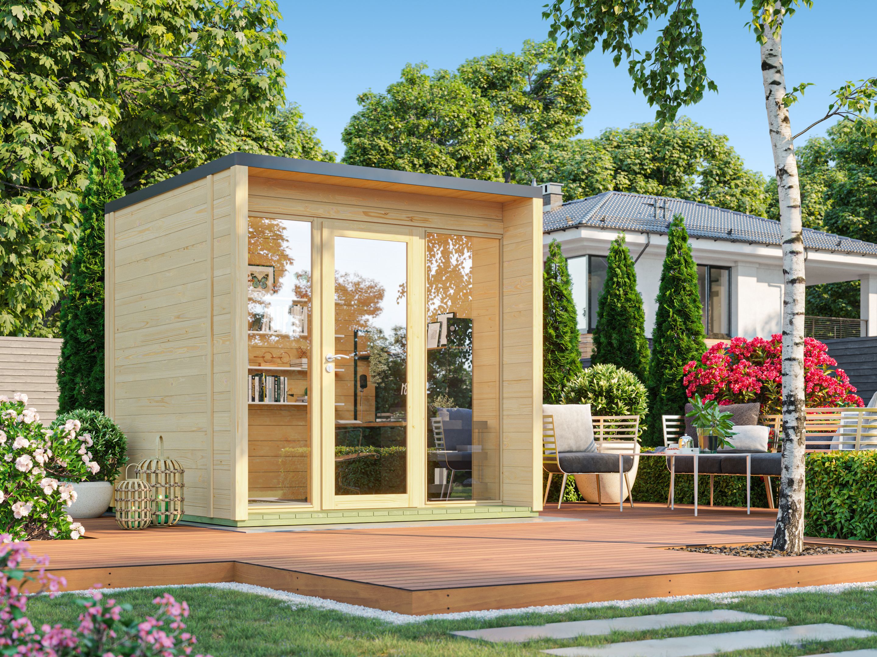 Fjordholz Holzgartenhaus Modell Office Box Größe XS na | 3x3m Unkategorisiert online kaufen Fjordholz Holzgartenhaus Modell Office Box Größe XS na | 3x3m Unkategorisiert online kaufen
