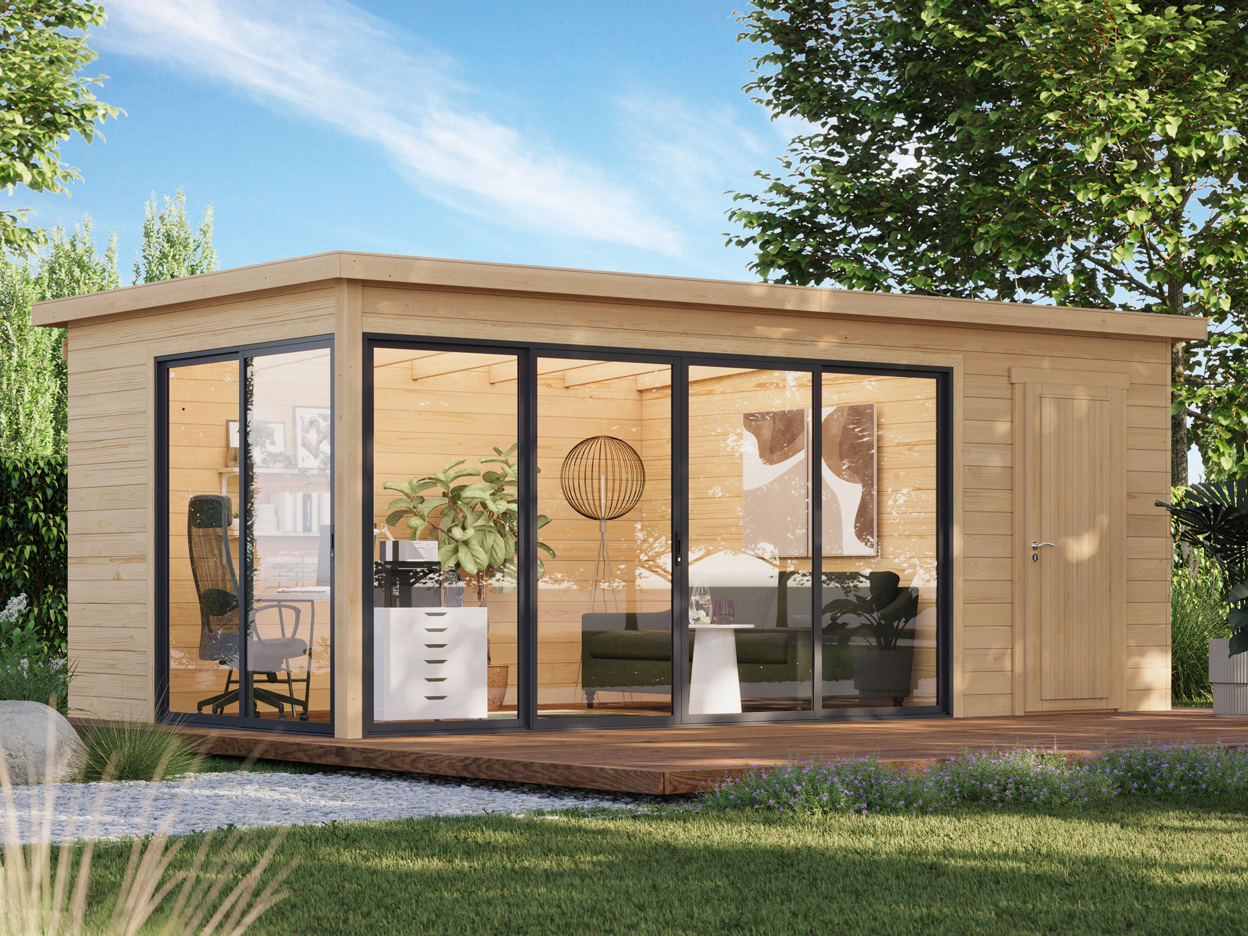 Fjordholz Holzgartenhaus Modell Office IsoSlide 7 | 6x3m Unkategorisiert online kaufen Fjordholz Holzgartenhaus Modell Office IsoSlide 7 | 6x3m Unkategorisiert online kaufen