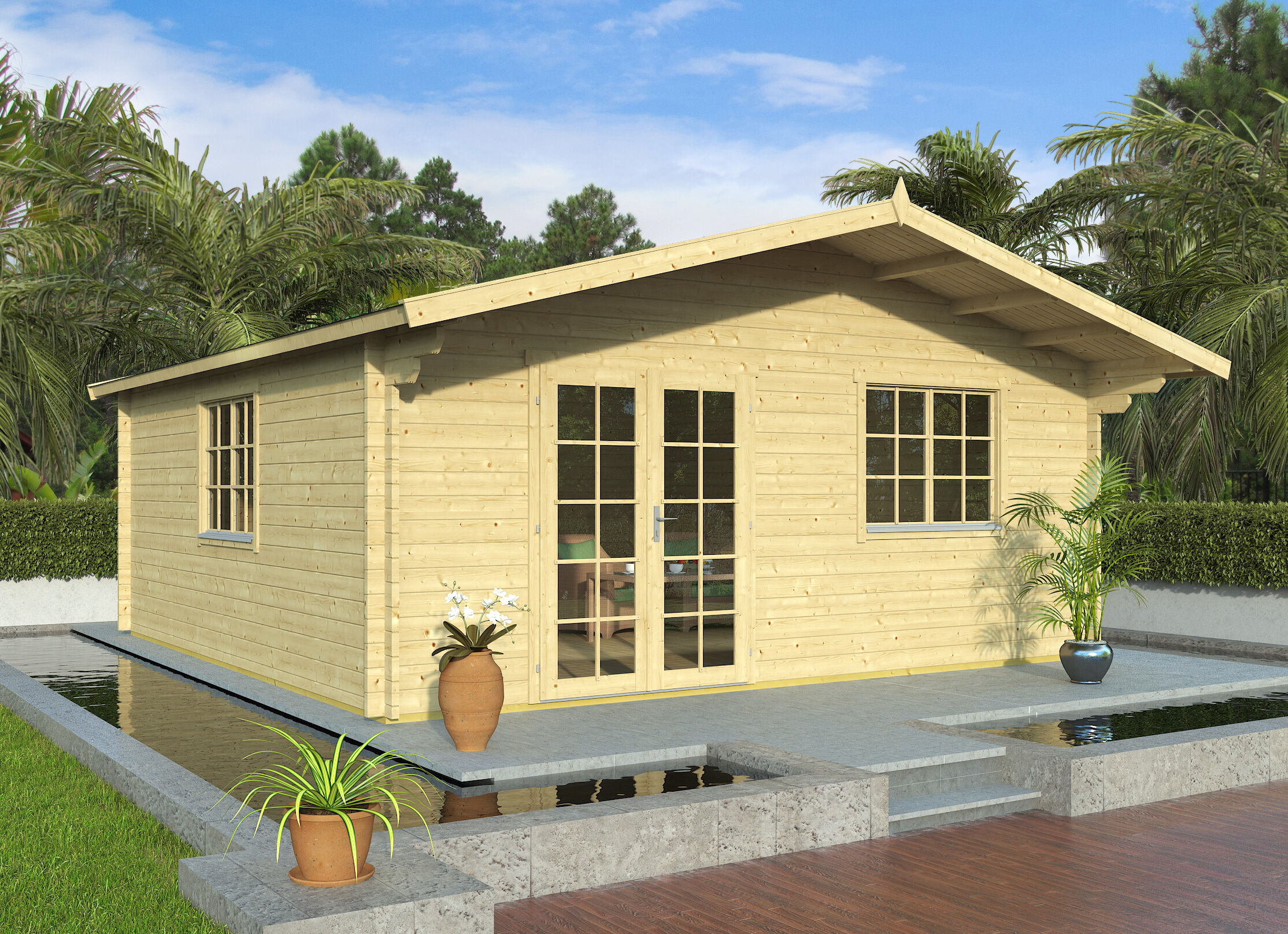 Fjordholz Holzgartenhaus Modell Rocky 44 | 5x4m Unkategorisiert online kaufen Fjordholz Holzgartenhaus Modell Rocky 44 | 5x4m Unkategorisiert online kaufen