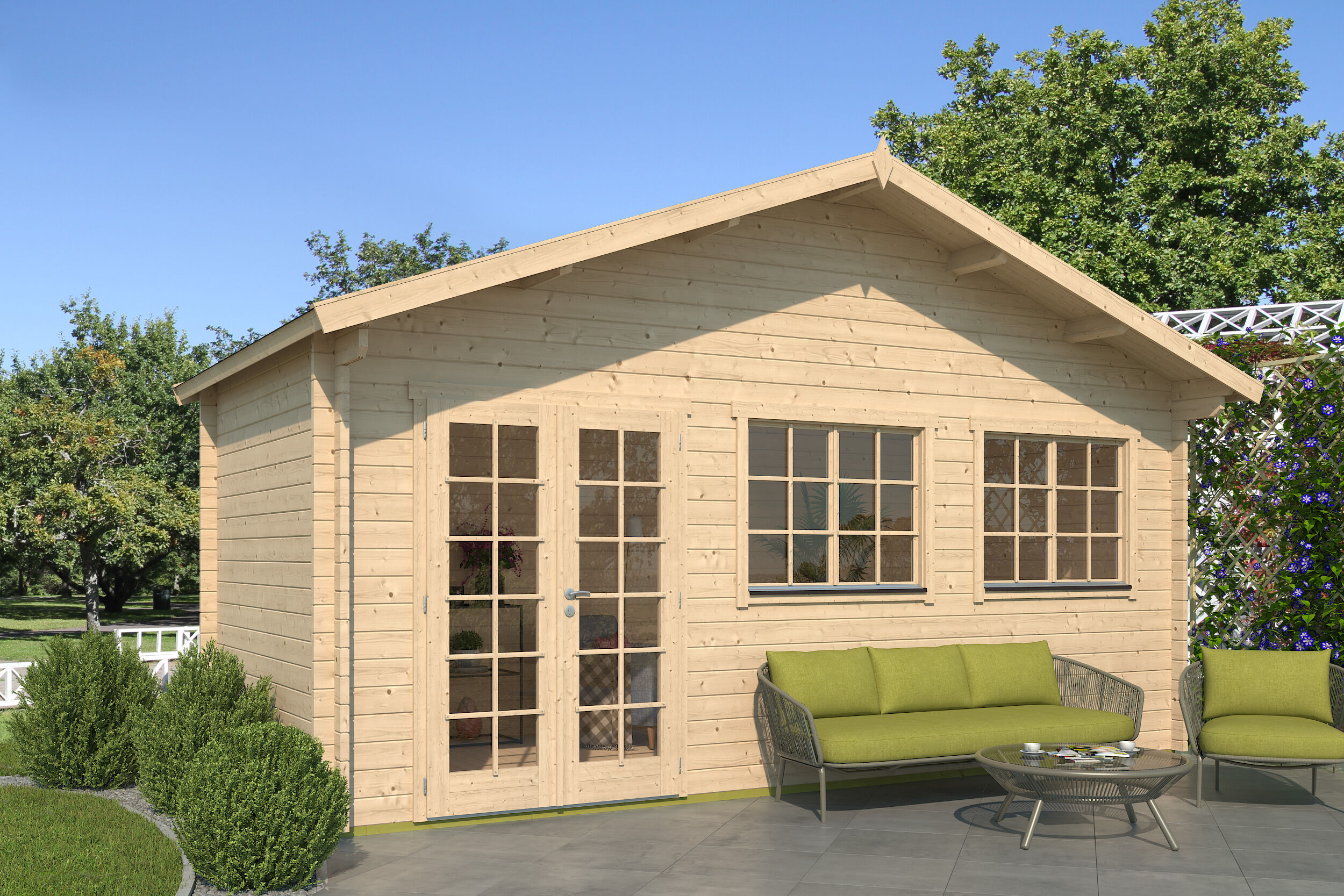 Fjordholz Holzgartenhaus Modell Rolf 44 A | 6x3m Unkategorisiert online kaufen