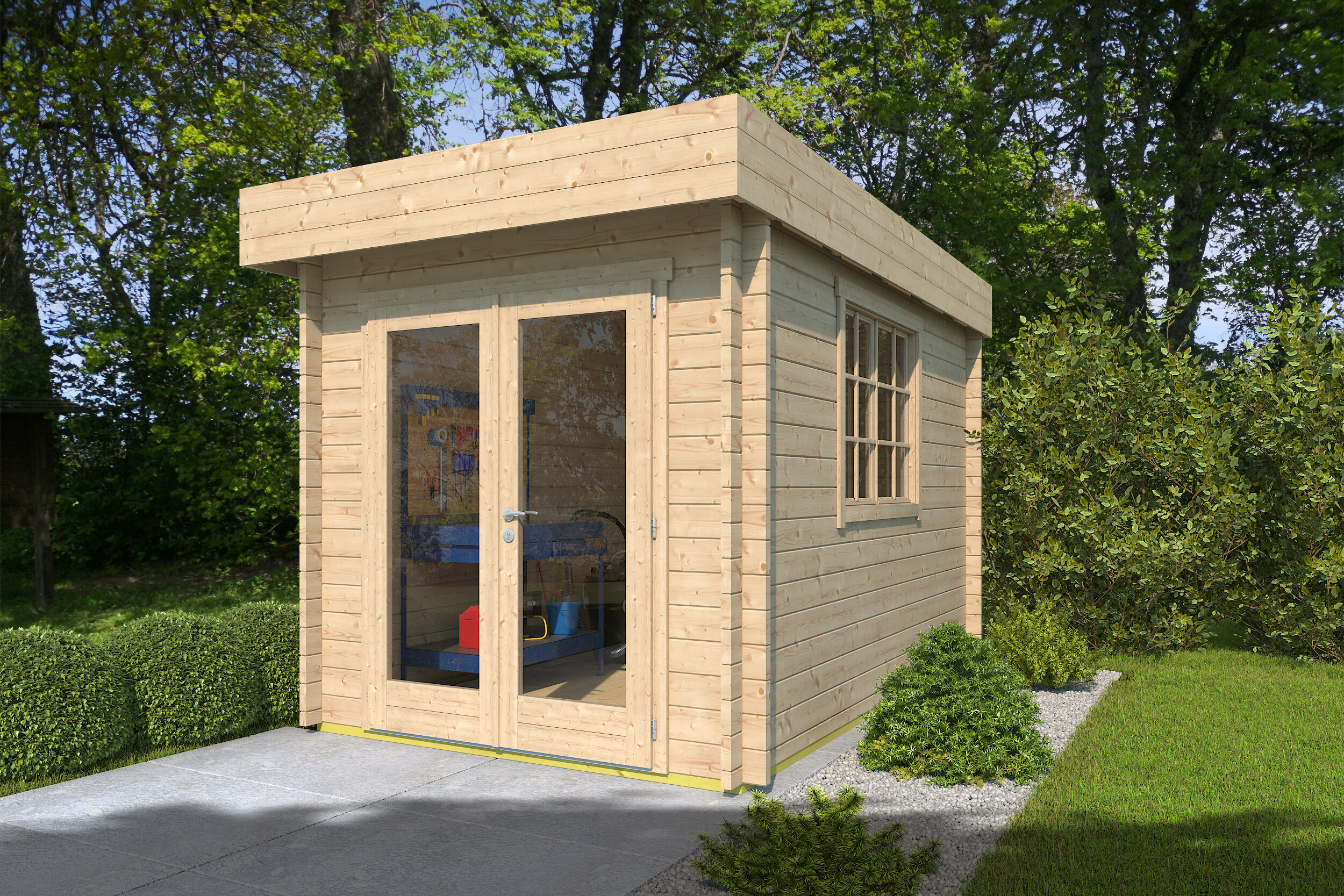 Fjordholz Holzgartenhaus Modell Steve 44 | 3x3m Unkategorisiert online kaufen