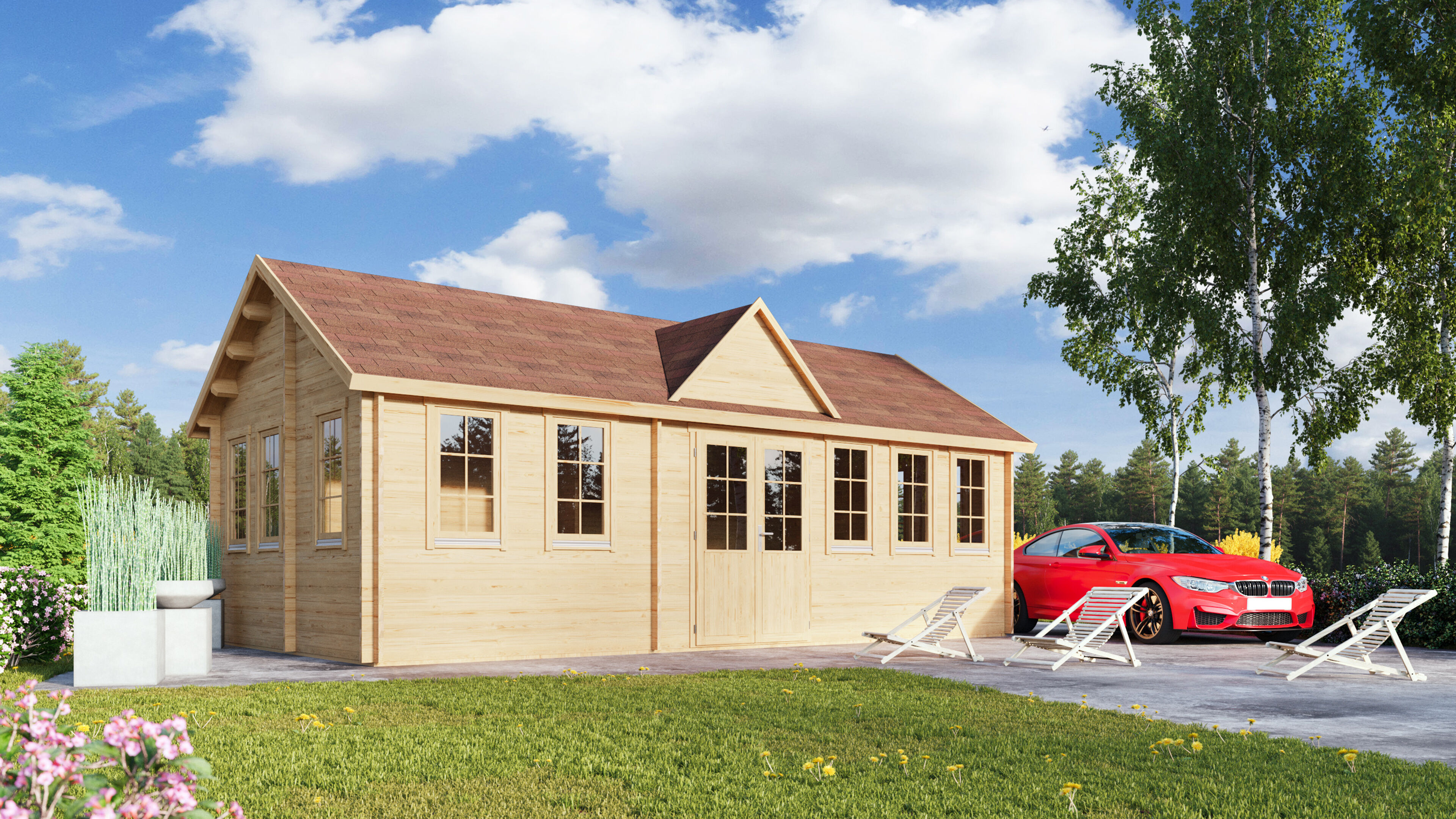 Fjordholz Holzgartenhaus Modell Teehaus Bristol 44 | 12x6m Unkategorisiert online kaufen