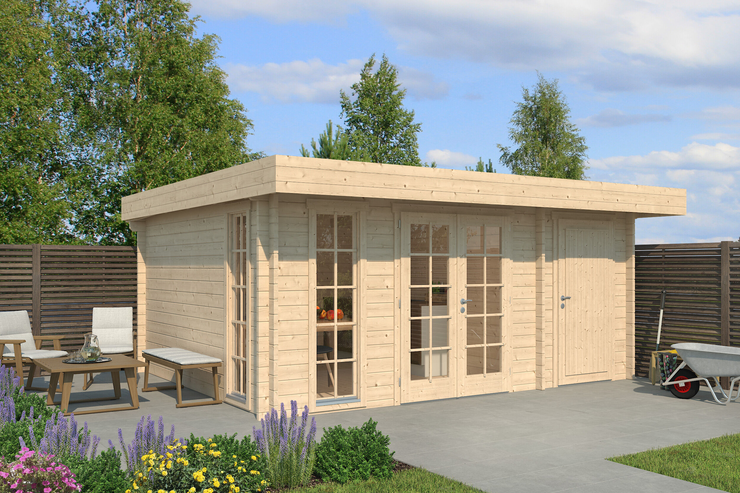 Fjordholz Holzgartenhaus Modell Theo 44 | 5x4m Unkategorisiert online kaufen