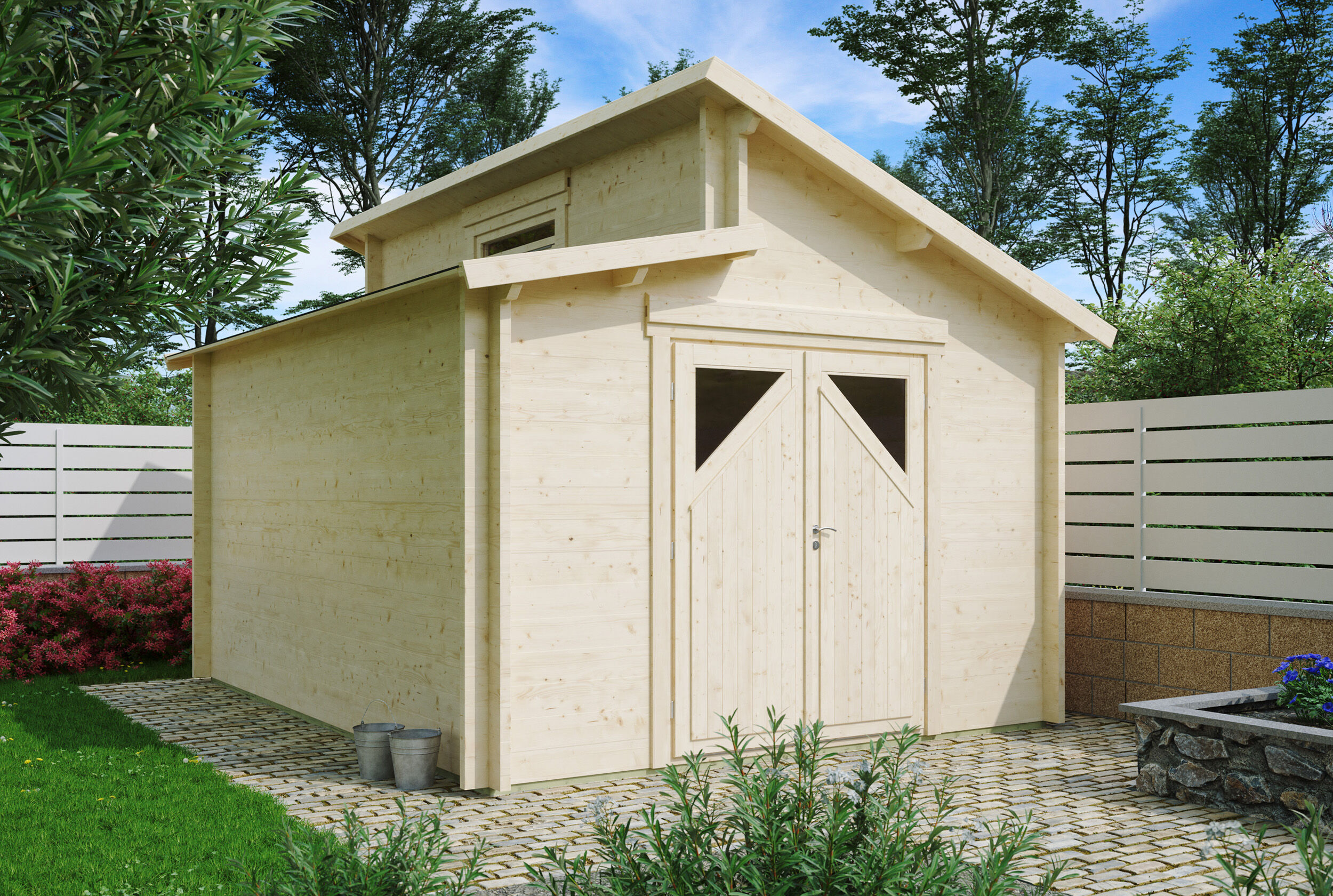 Fjordholz Holzgartenhaus Modell Varianta 44 E | 4x4m Unkategorisiert online kaufen Fjordholz Holzgartenhaus Modell Varianta 44 E | 4x4m Unkategorisiert online kaufen