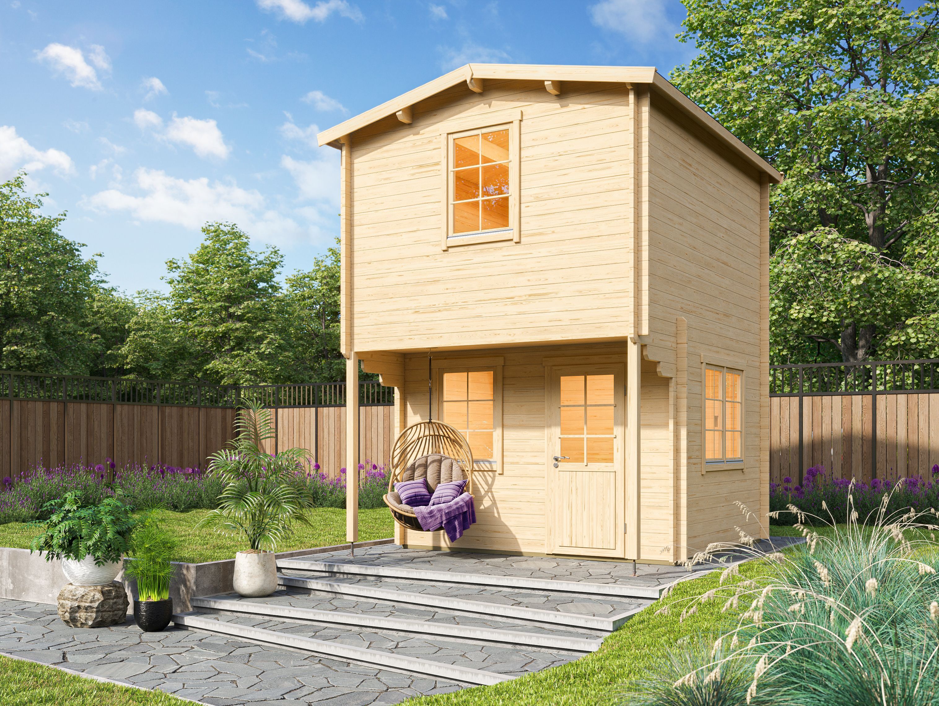 Fjordholz Satteldach Holzgartenhaus Modell Pixie 44 | 6x4m Unkategorisiert online kaufen