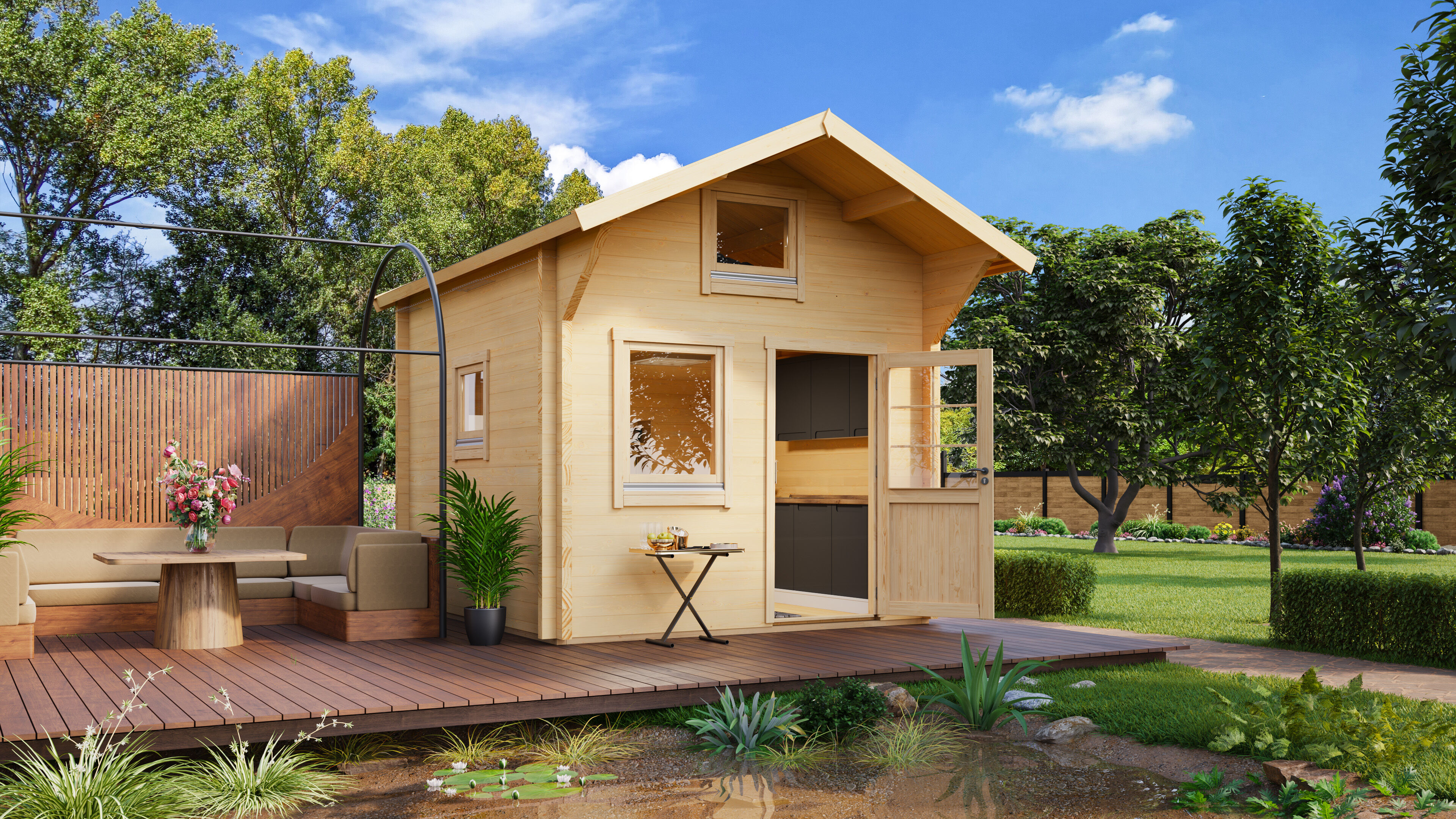 Fjordholz Satteldach Holzgartenhaus Modell Sönke 44 A | 5x4m Unkategorisiert online kaufen Fjordholz Satteldach Holzgartenhaus Modell Sönke 44 A | 5x4m Unkategorisiert online kaufen