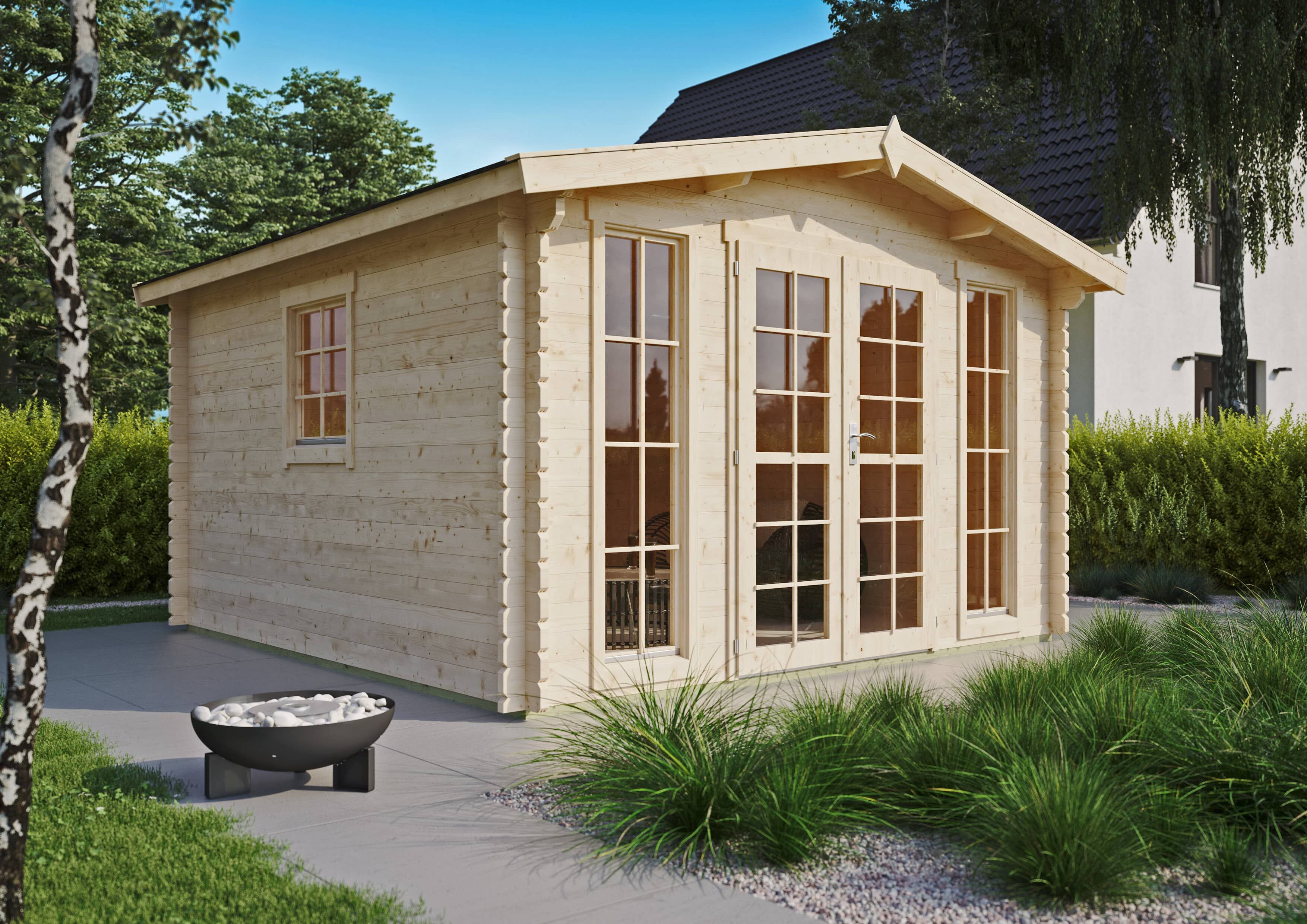 Holzgartenhaus Modell Enrico 40 A | 4x4m Unkategorisiert online kaufen