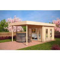 Modernes Gartenhaus mit Sonnendach „Lucas E“ 6x3m | Modernes Gartenhaus aus Holz | 4x6m großes Gartenhaus mit Sonnendach | Gartenhaus mit Vordach mit Sonnendach Unkategorisiert online kaufen