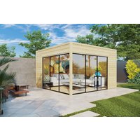 Modernes Gartenhaus “Olivia ALU” 4x4m | Zeitgemäßes Homeoffice QUBE SERIES 15m² | Modernes und elegantes Design Unkategorisiert online kaufen
