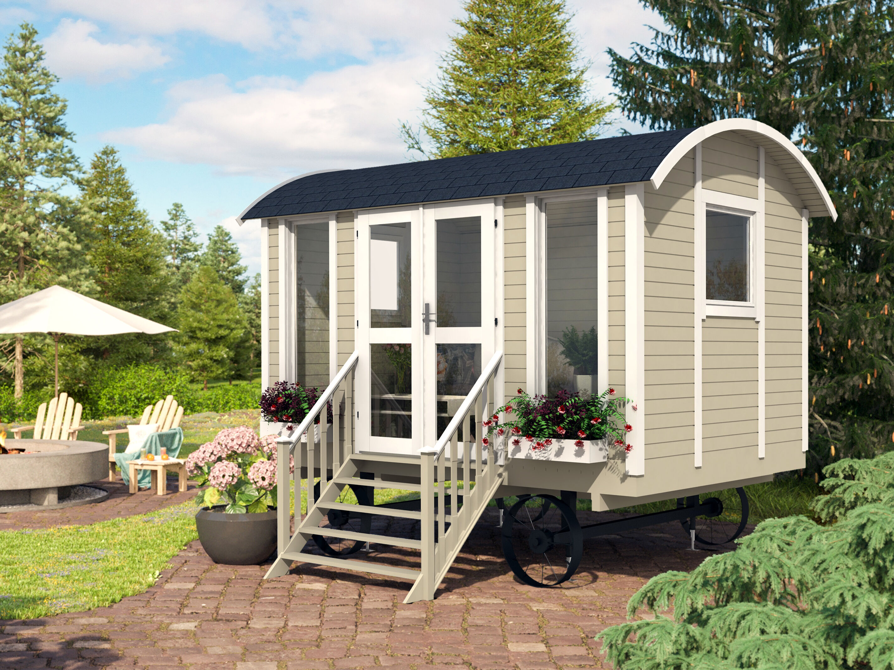 Zirkus- und Schäferwagen Modell Modern Small | 6x3m Unkategorisiert online kaufen