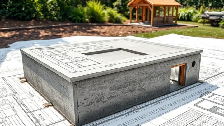 Das Fundament fürs Gartenhaus richtig planen