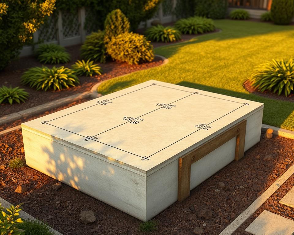 Gartenhaus Fundament Dimensionierung