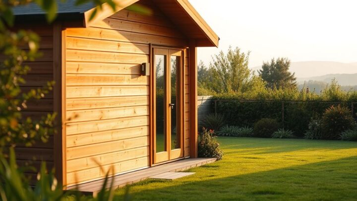 Holz-Gartenhaus isolieren: So geht’s richtig