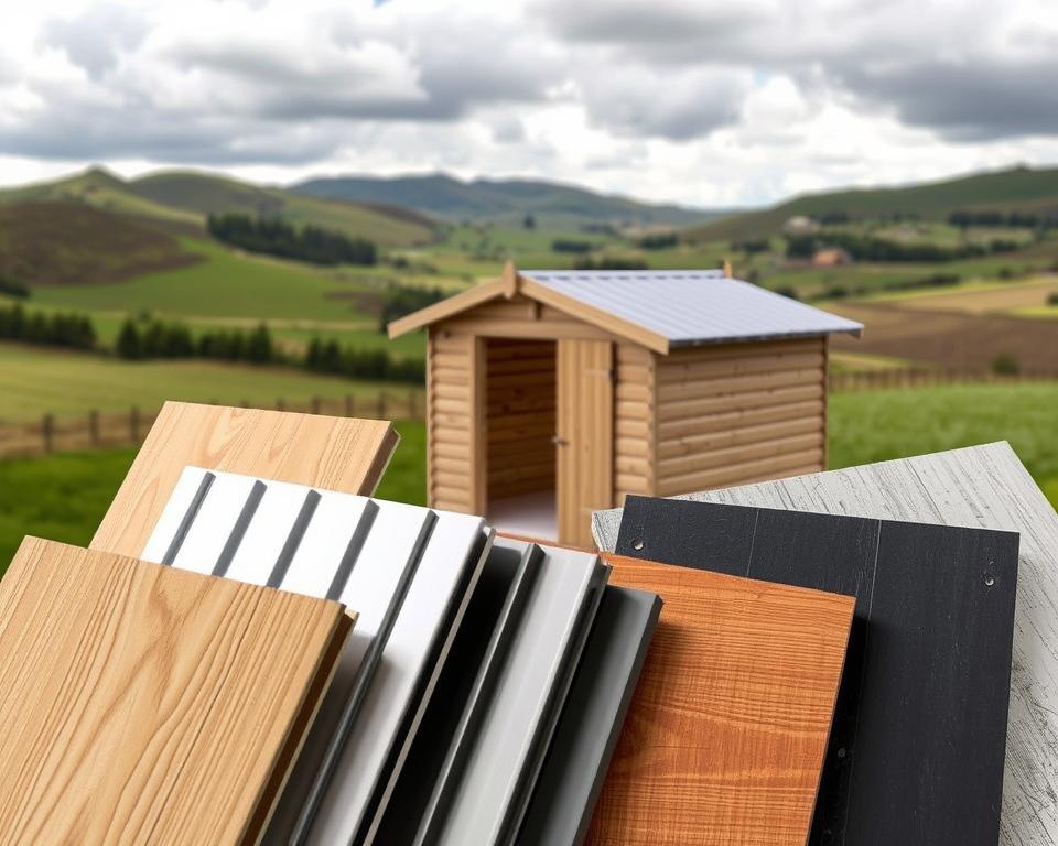 Materialvergleich für Gartenhäuser