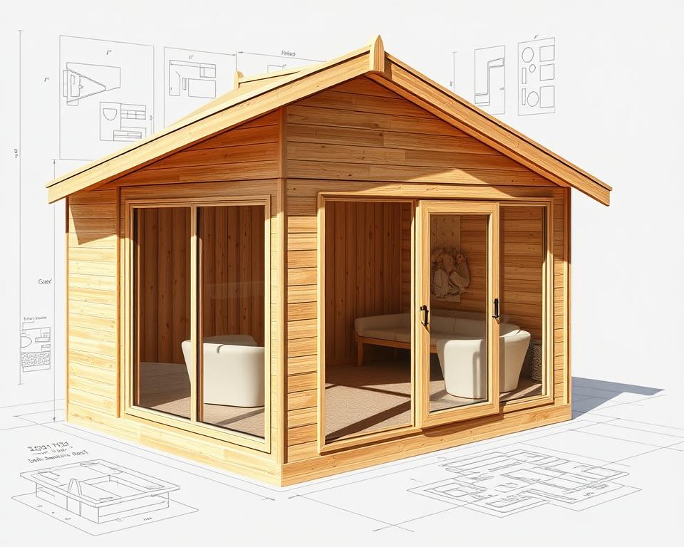 Grundriss Gartenhaus