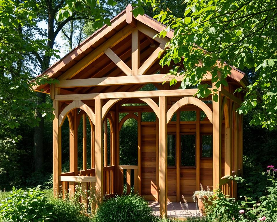 Holzarten Gartenhaus