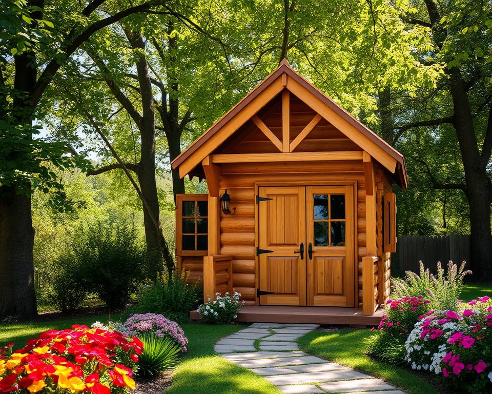 Designoptionen für Spielhaus aus Holz