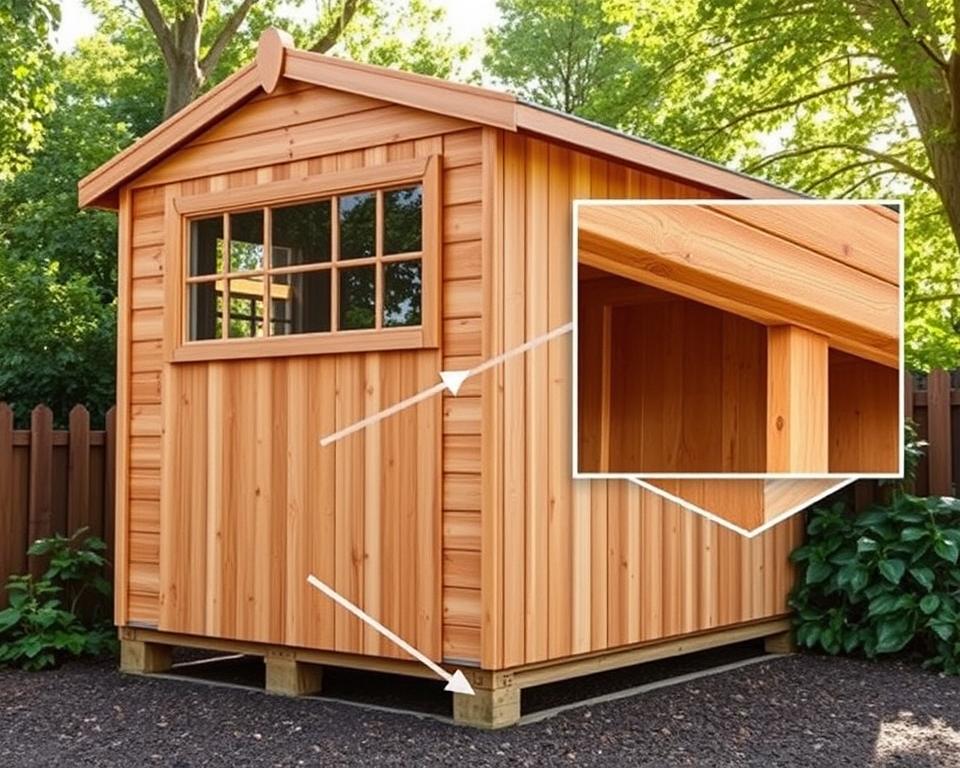 Feuchtigkeitsschutz Gartenhaus