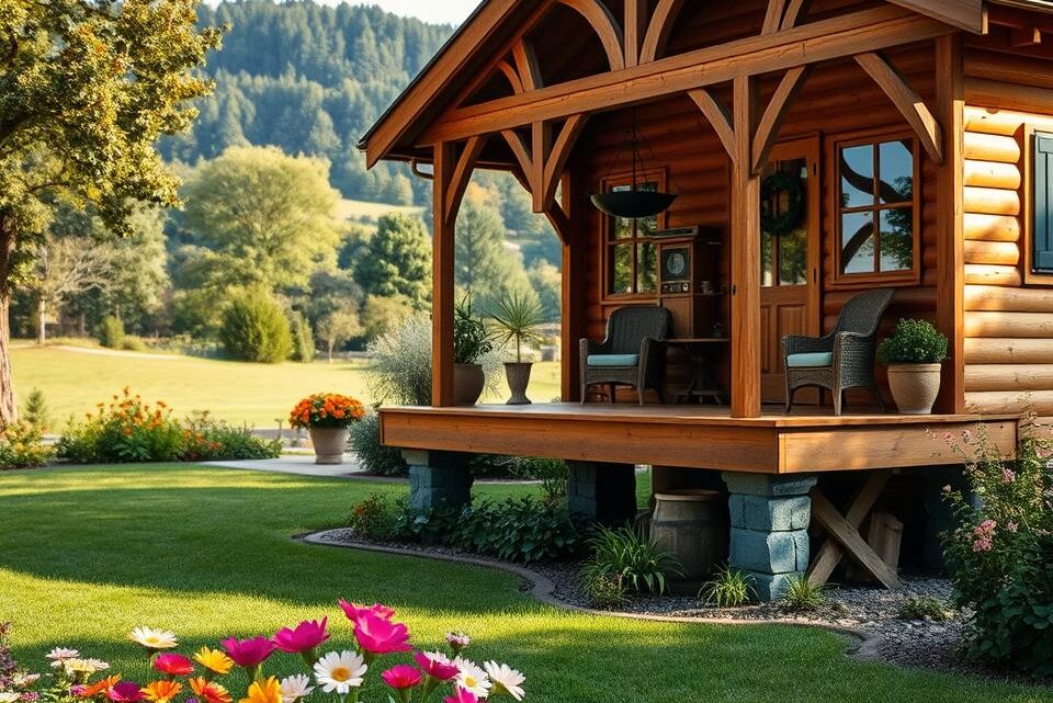 Fundamentarten Holz-Gartenhaus im Vergleich