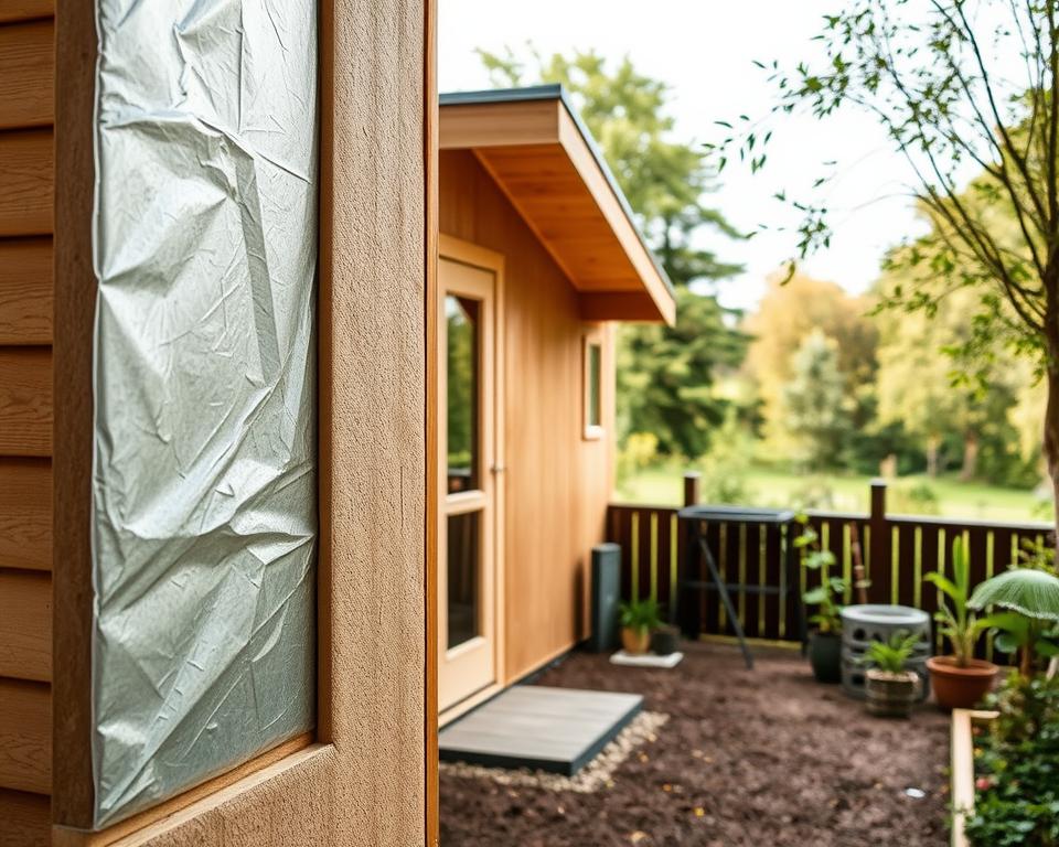 Gartenhaus Dämmung Isolierung
